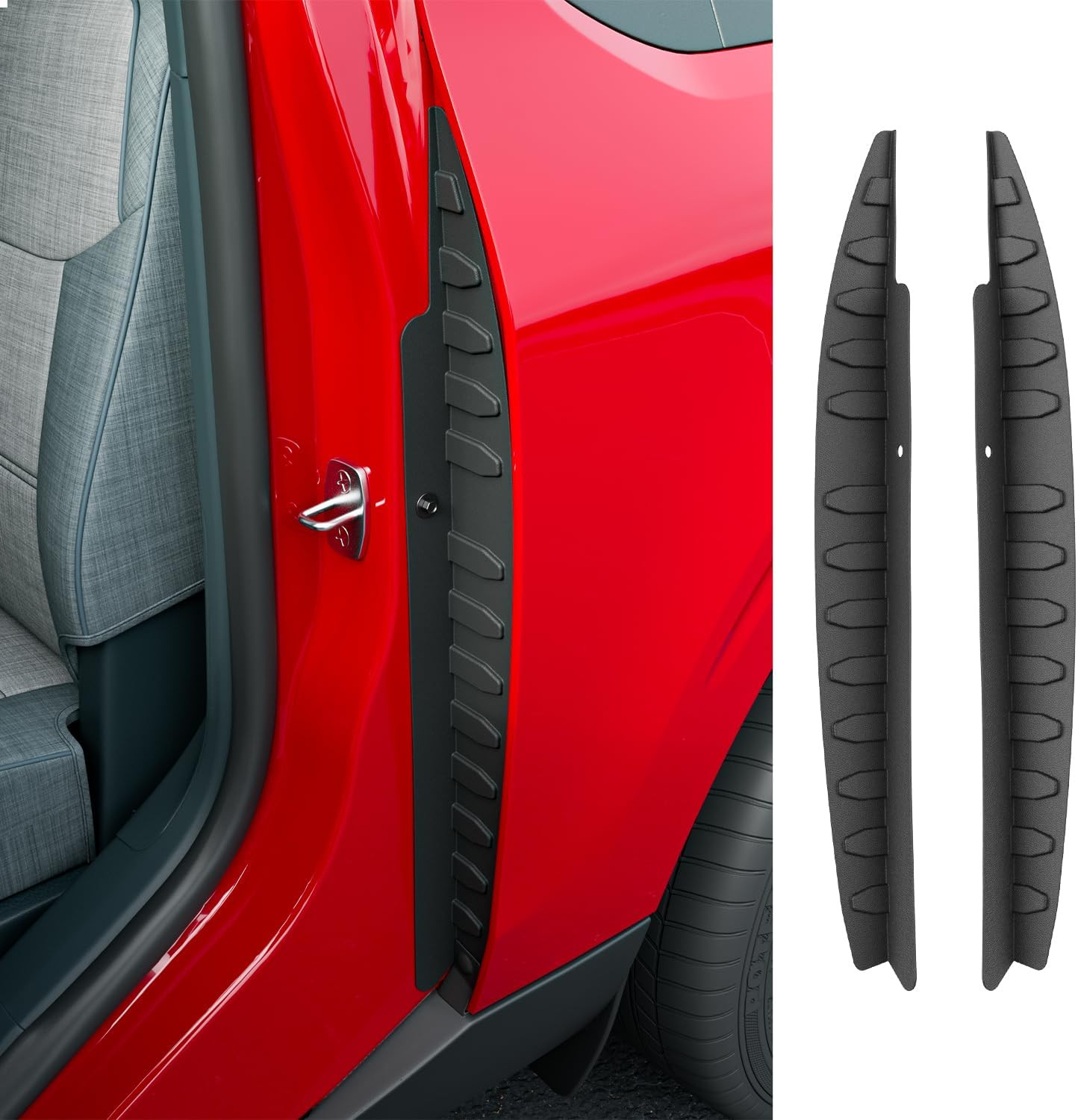 Door Edge Protector Compatible with 2022-2024 2025 2026 Ford Maverick Rear Door
