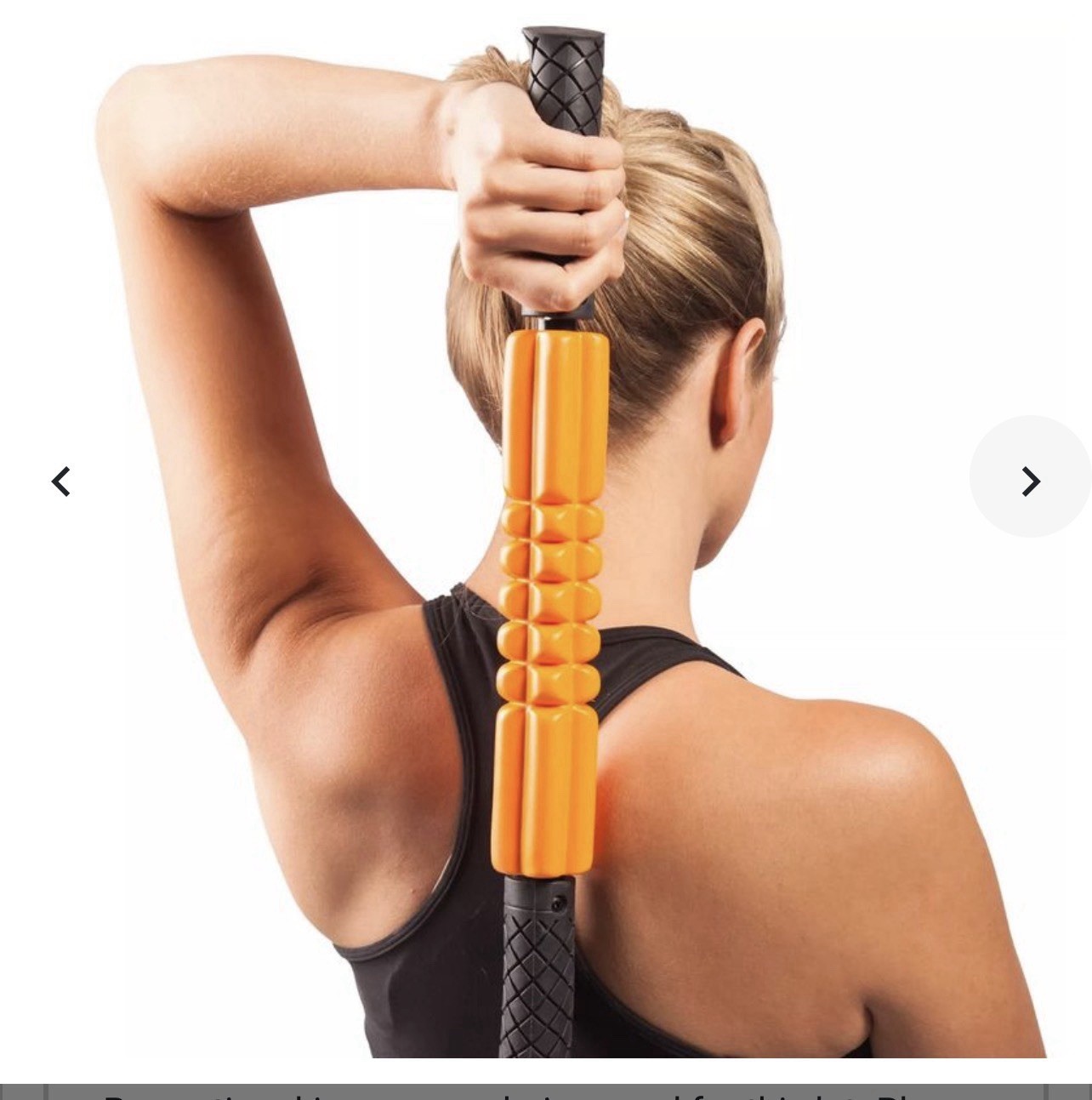 TriggerPoint GRID STK Hand Held Foam Roller Muscle Massage Foller Travel Orange