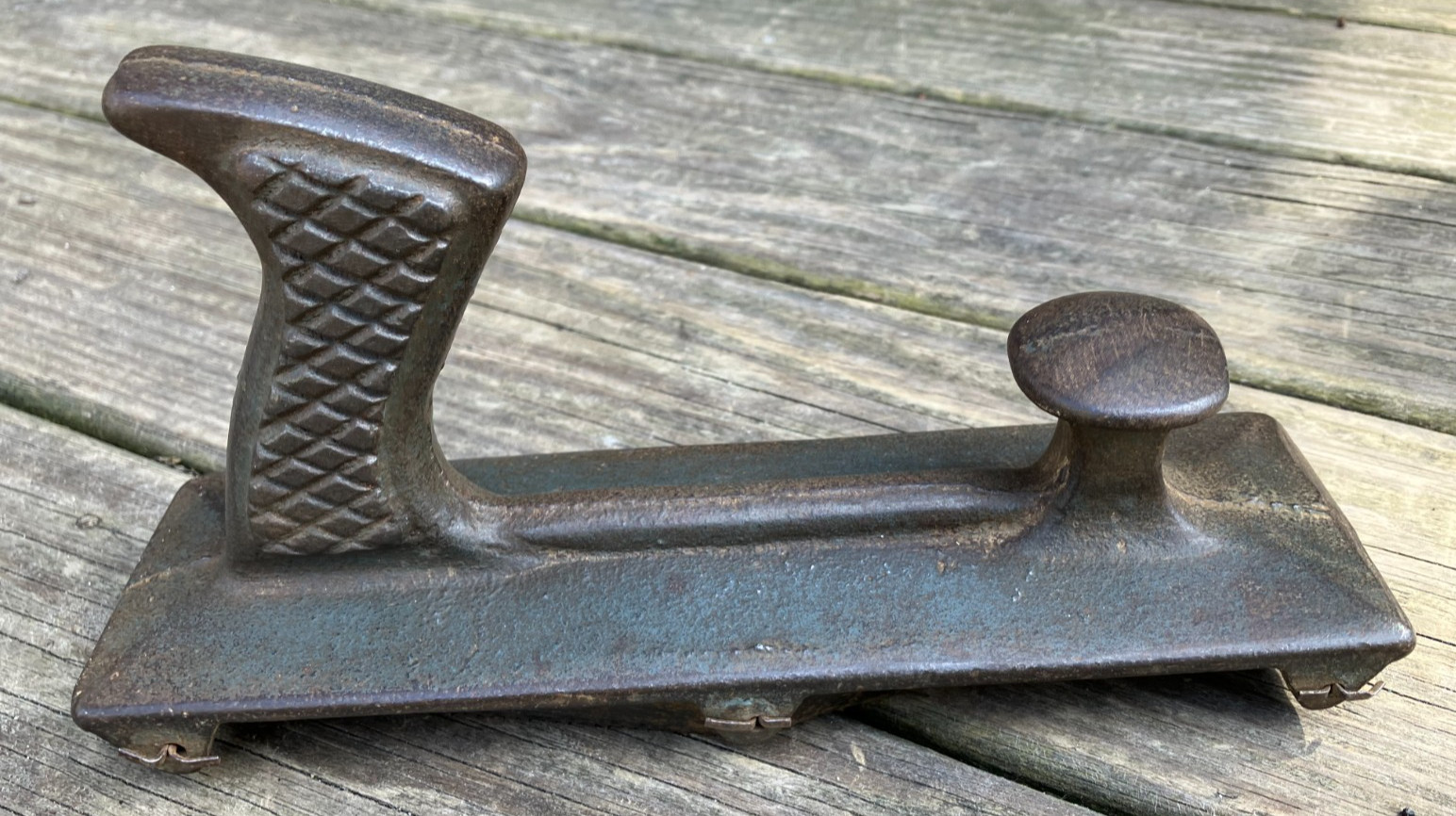 Odd USMC Leather Shaving Plane