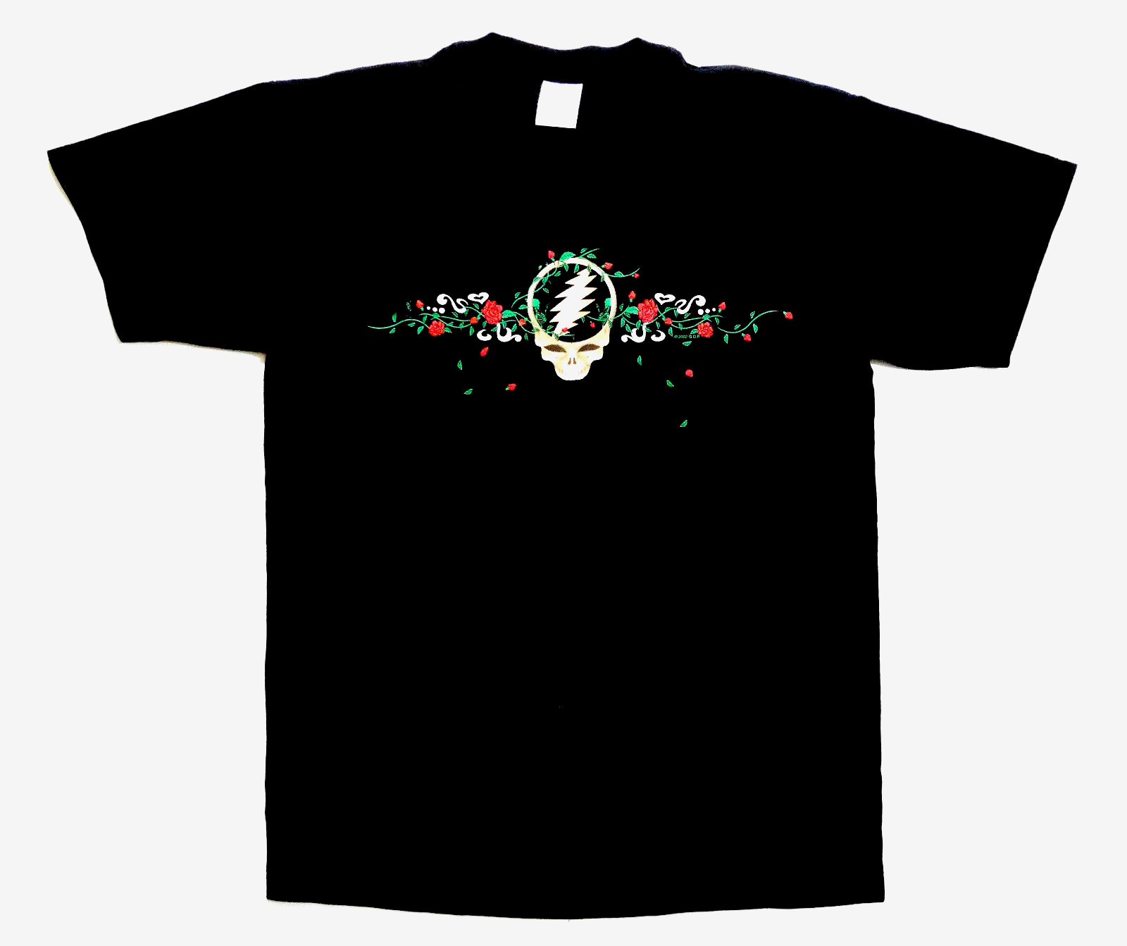 Grateful Dead Shirt T Shirt Vintage 2002 Steal Your Face Skull Roses Love GDP M