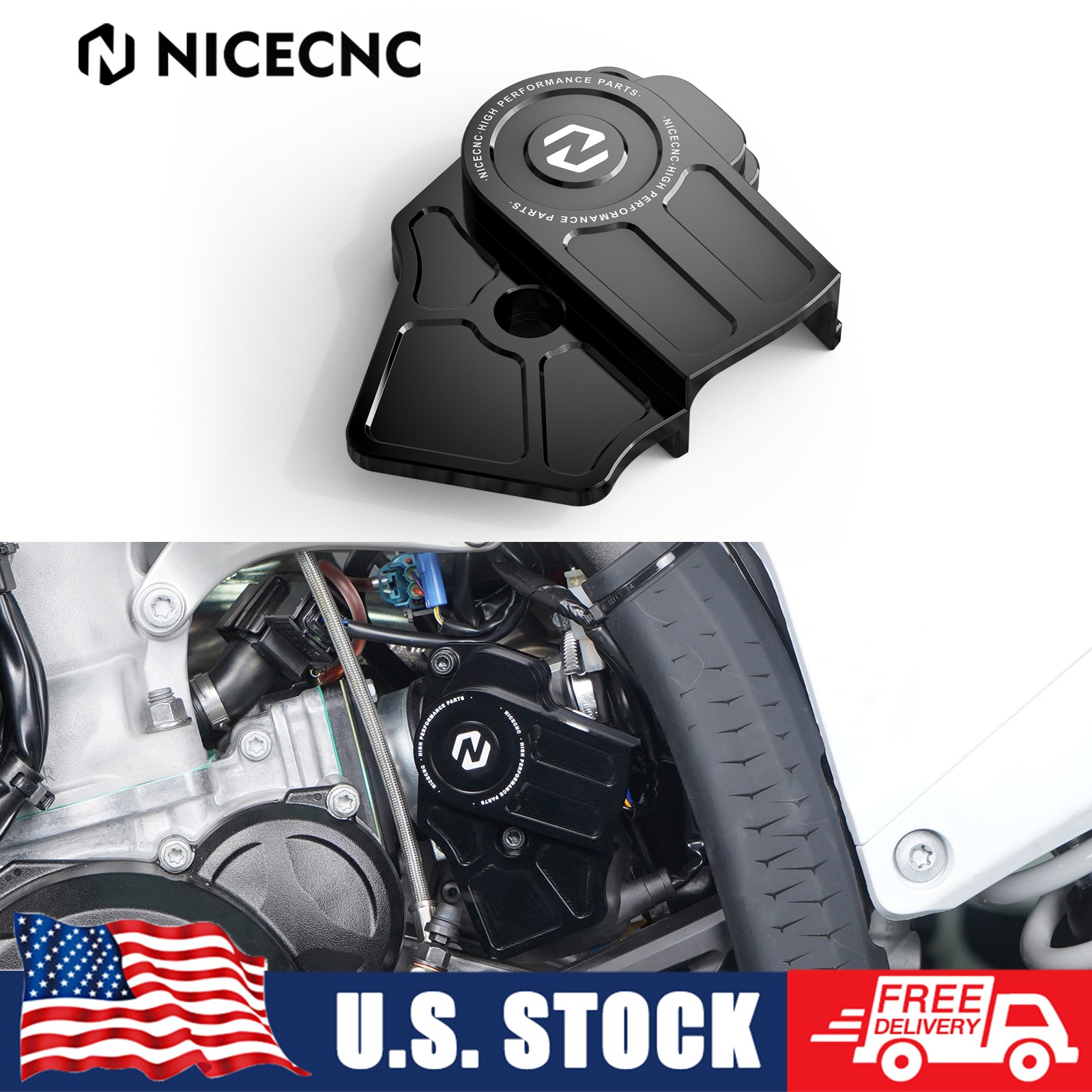 NICECNC Throttle Body Guard For KTM 150/250/300 EXC XCW 125/250/300 SX XC 2024
