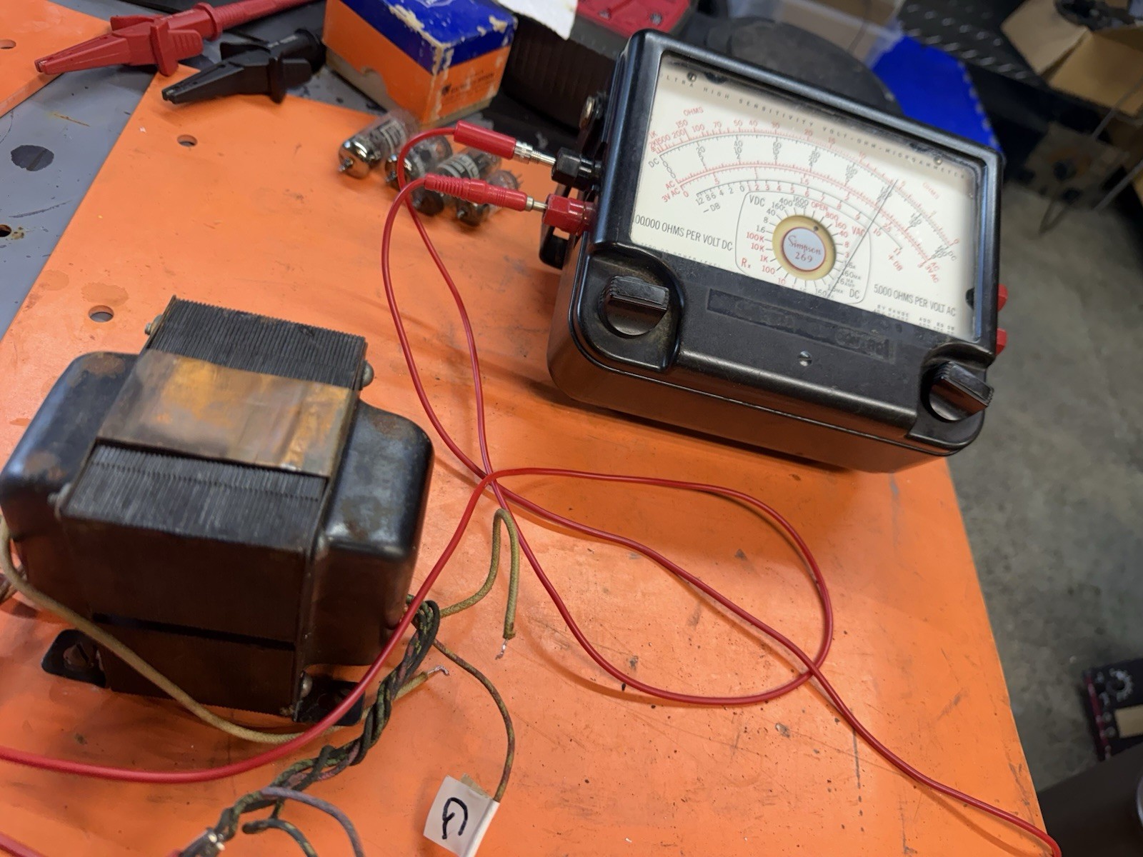 Heathkit Laboratory Oscilloscope Model 10-18 Transformer Only Working Used