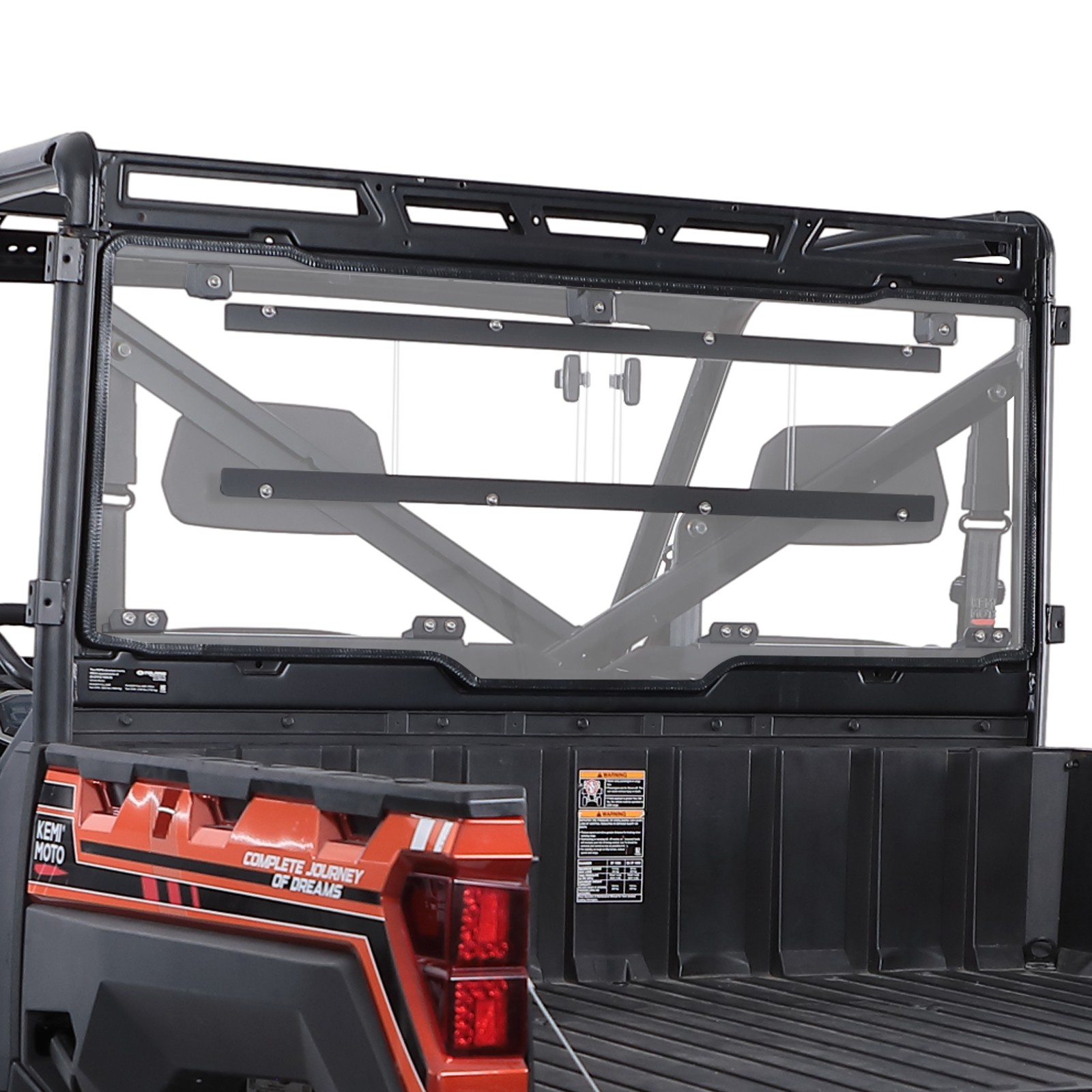 Sliding Rear Windshield for Polaris Ranger 1000/ XP 900/ XP 1000 Crew 2013-2026