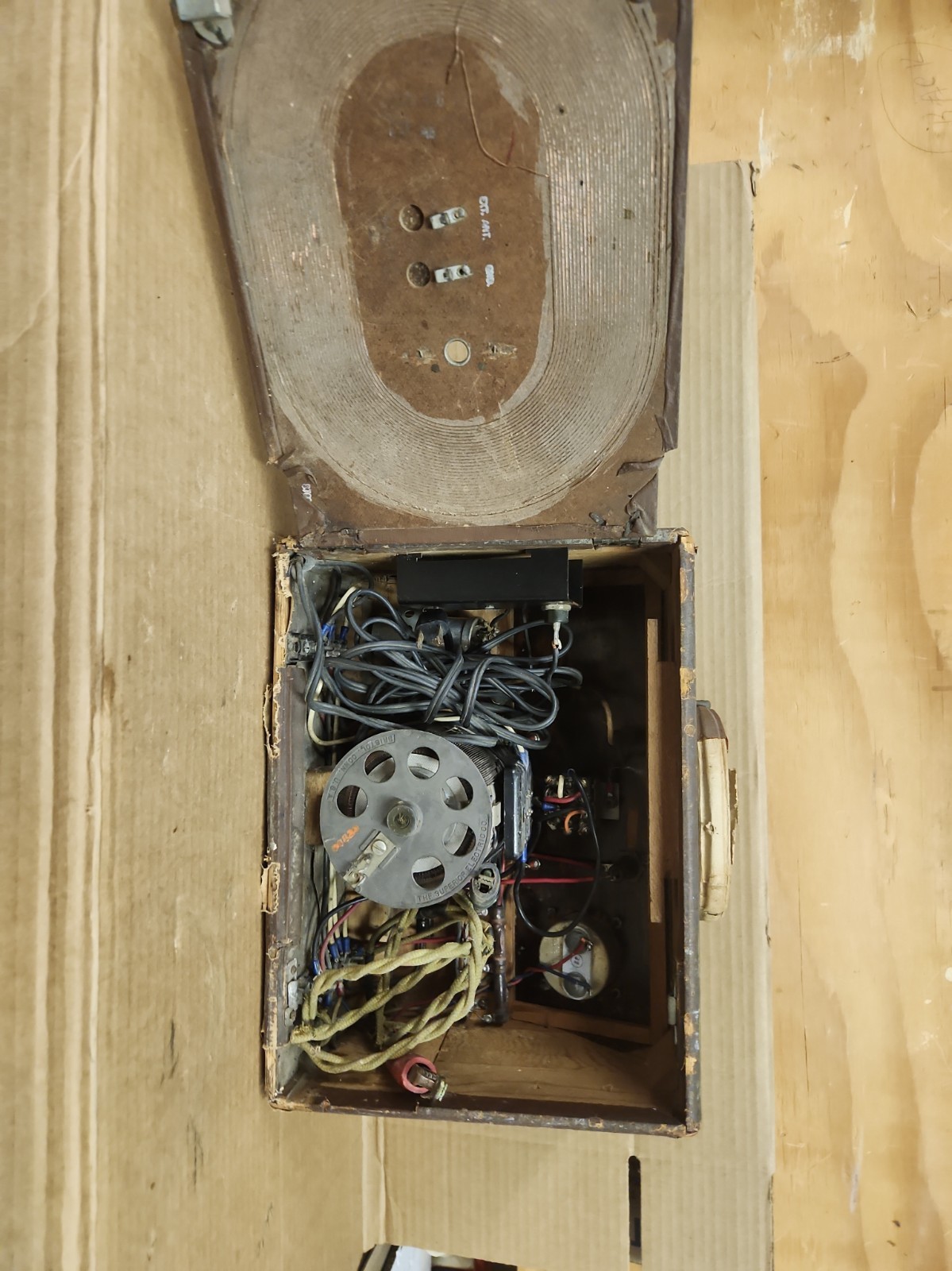 custom-built or modified Benchtop Variable DC Power Supply housed inside a...