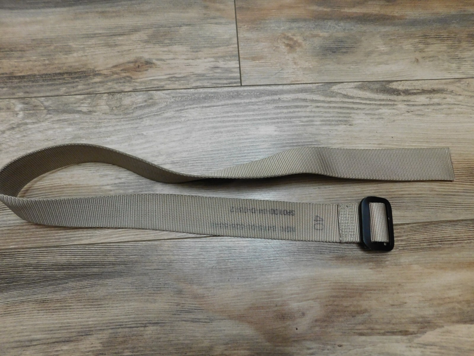 US ARMY RIGGER BELT SAND LENGTH 38.5"