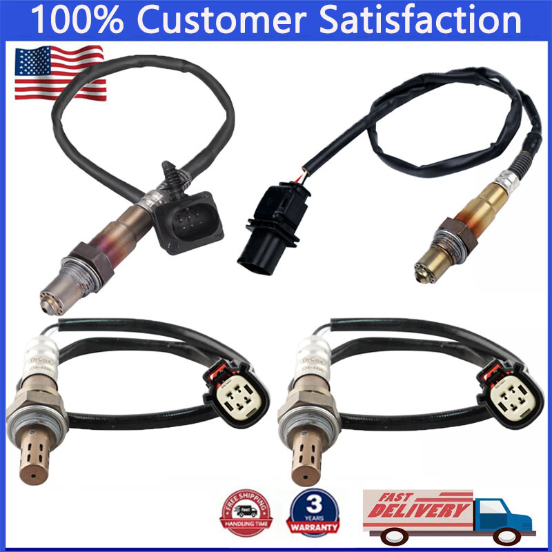 2x Upstream + 2x Downstream O2 Oxygen Sensor 02 For 2011-2014 Ford F-150 3.5L V6