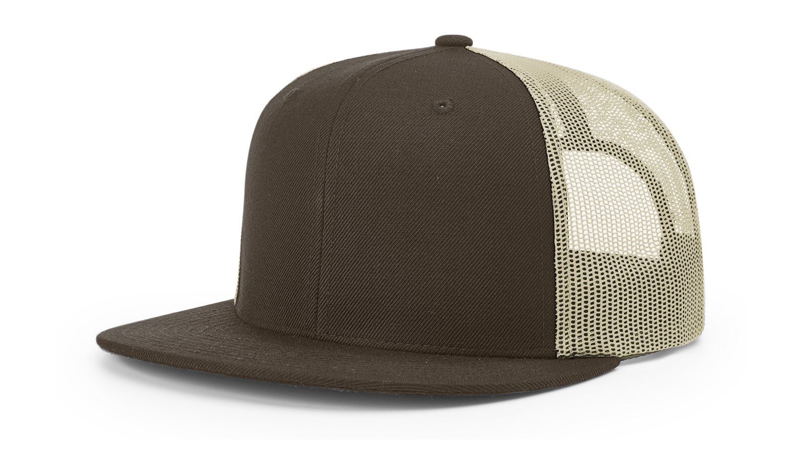 Richardson 511 Flatbill Trucker Cap Wool Blend Adjustable Snapback OSFM Hi-Pro