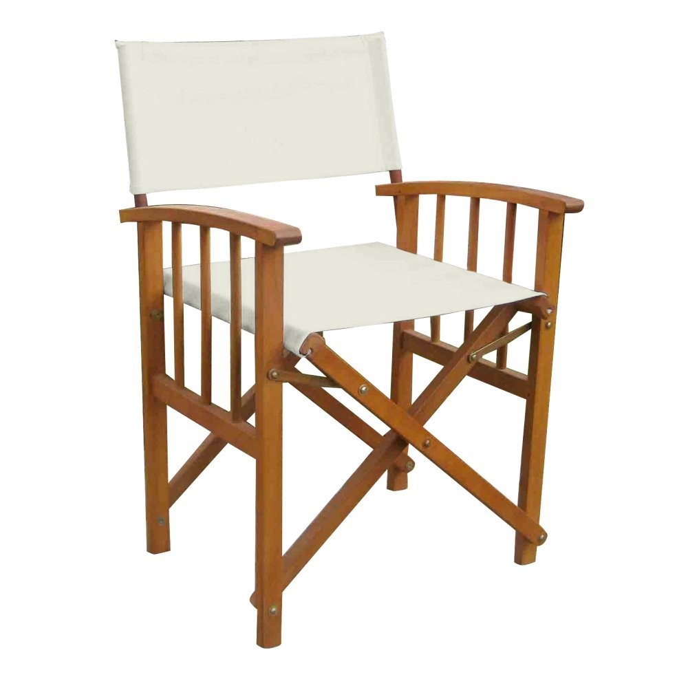 International Caravan Furniture Piece Set of Two Directors Chair with Mission St