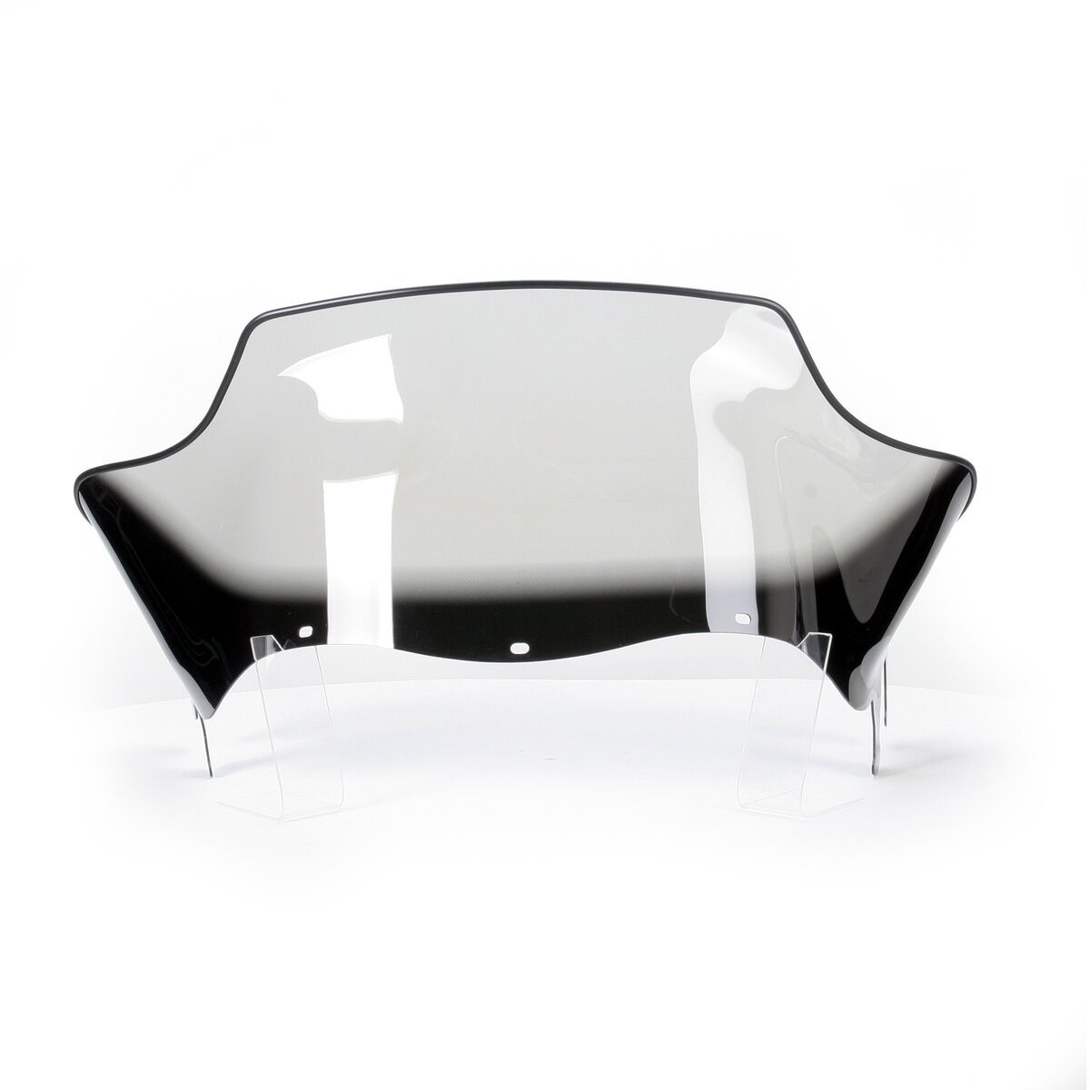 PowerMadd Cobra 11 in. Low Smoke/Black Windshield - 11430