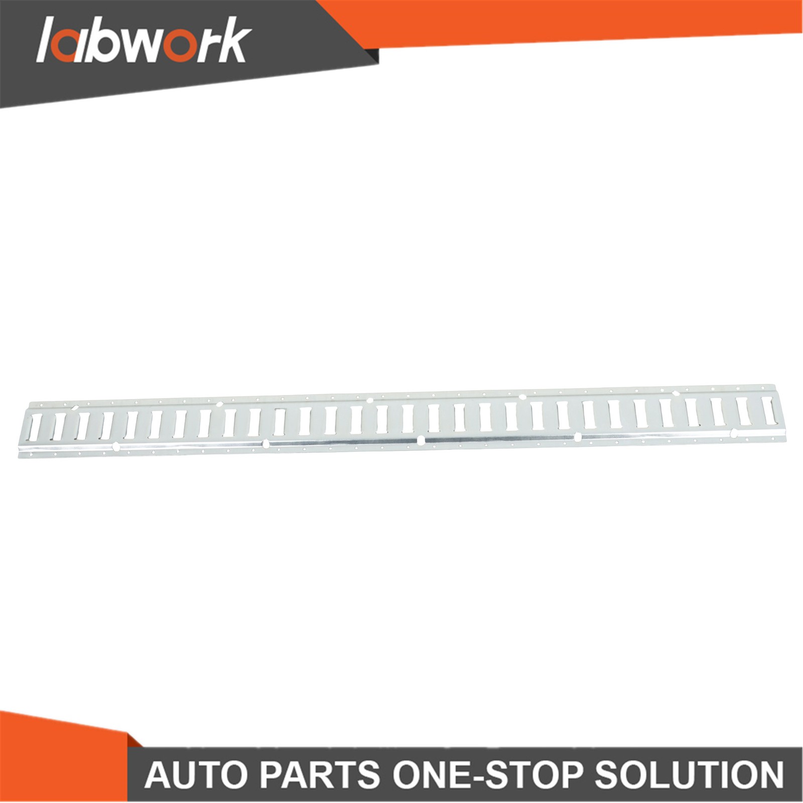 10 Pack 5' Long E-Track Rail, Galvanized Silver For Garage & Trailer Steel