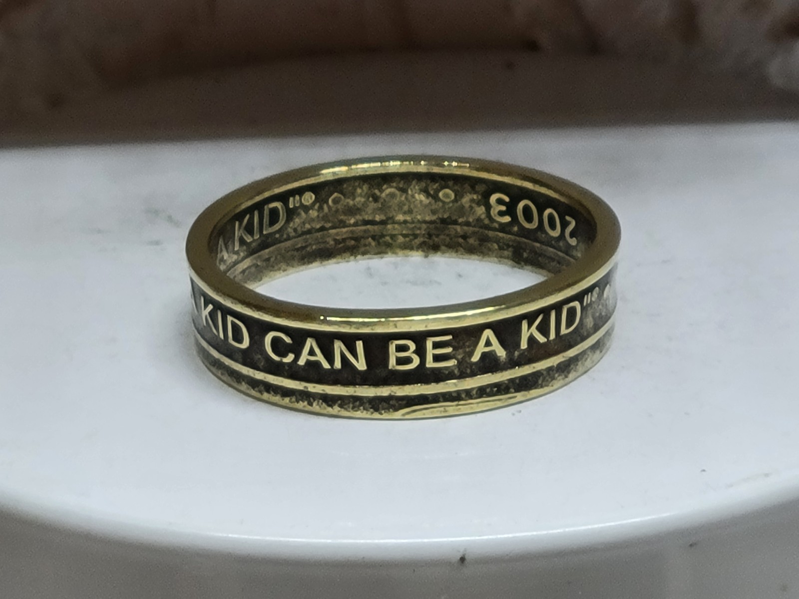 CHUCK e CHEESE - 2003 - Size 12 Token Coin Ring