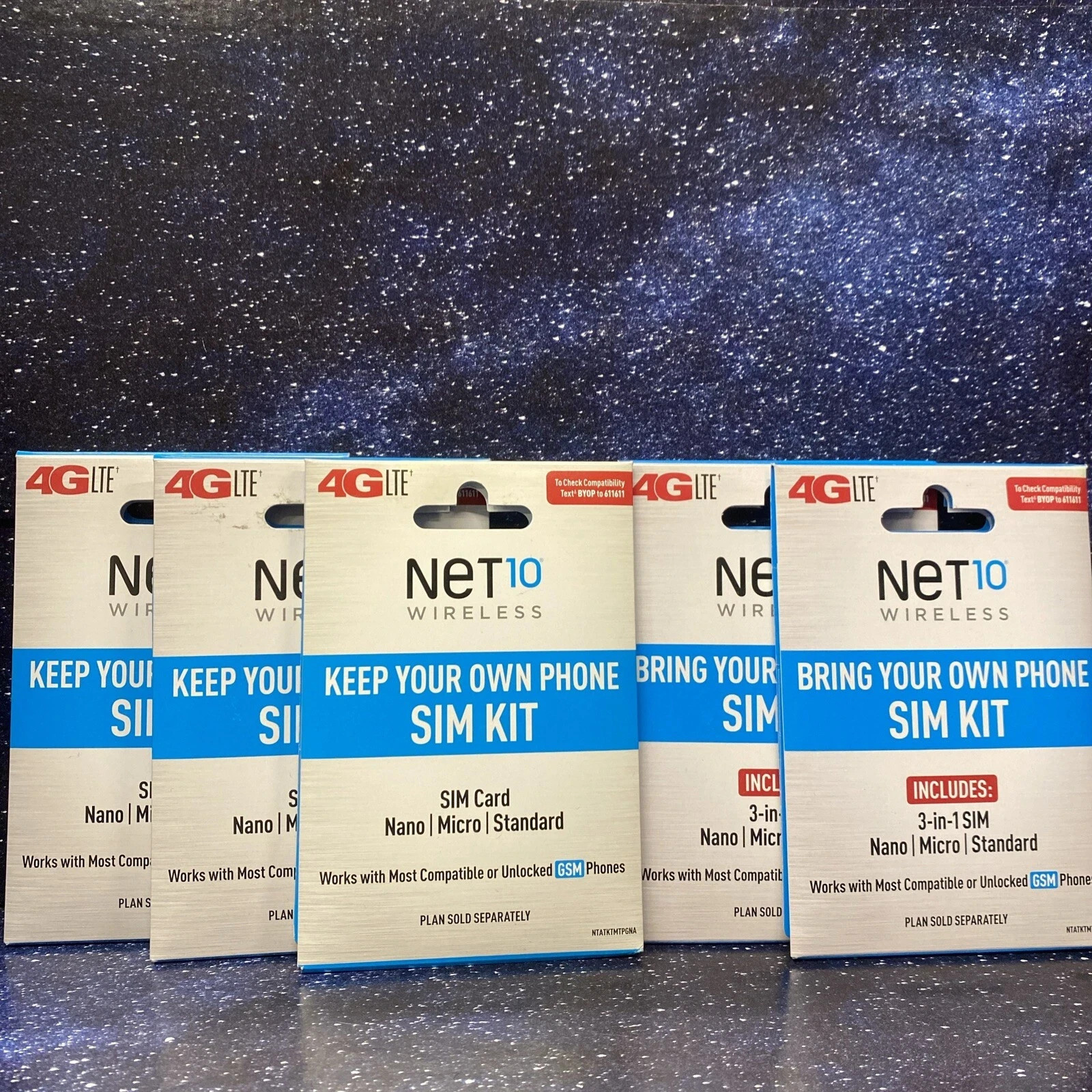 Net10 Wireless 3 Keep Your Own Phone + 2 Bring Your Own Phone