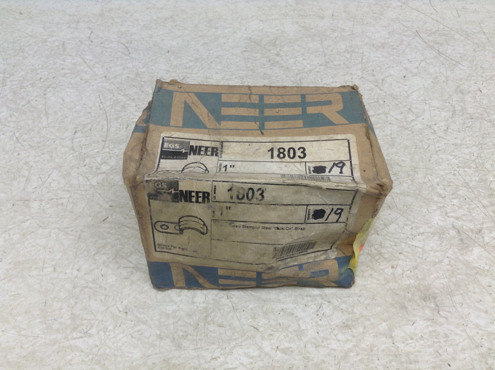 EGS NEER 1803 1" Cable Strap MH-L Box of 19 New (TSC)