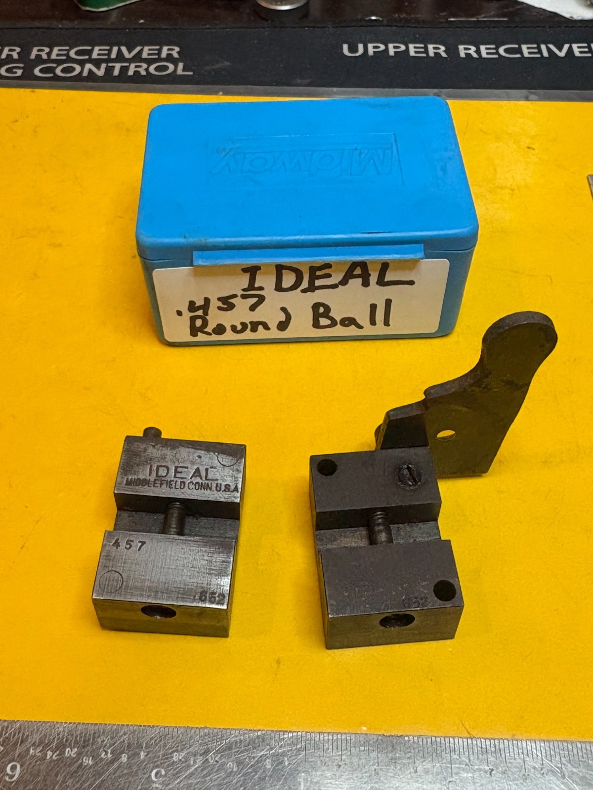 Ideal / Lyman #457 1-cavity .457 Round Ball Mould