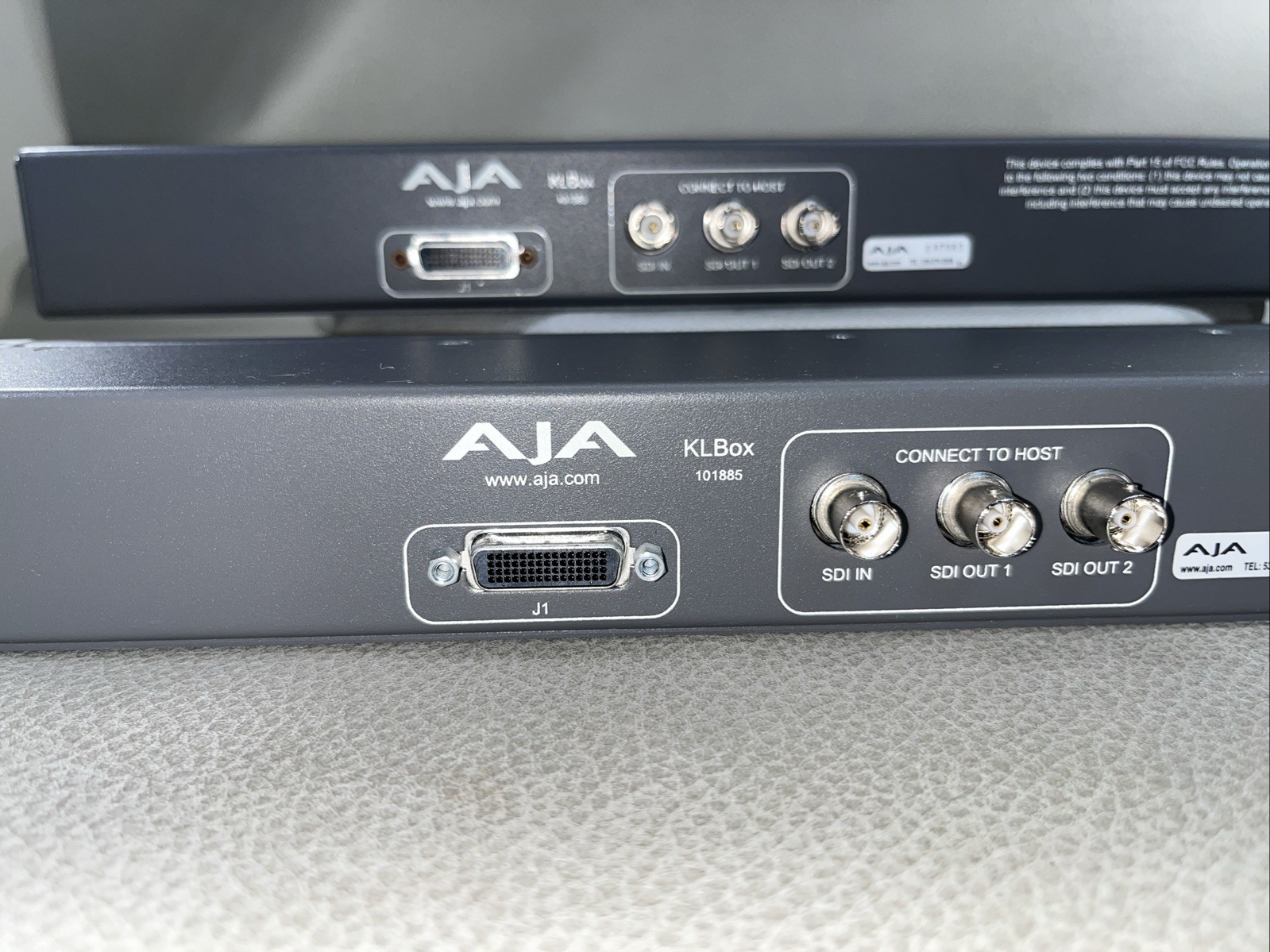 2 AJA KLbox’s SD Video Editing. # 101885