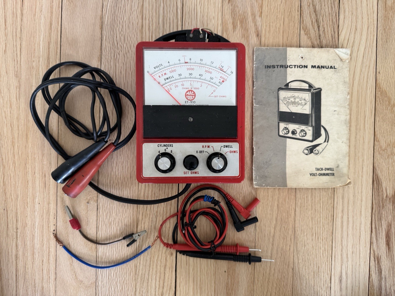 Mac Tools ET910 Tach dwell volt ohmmeter