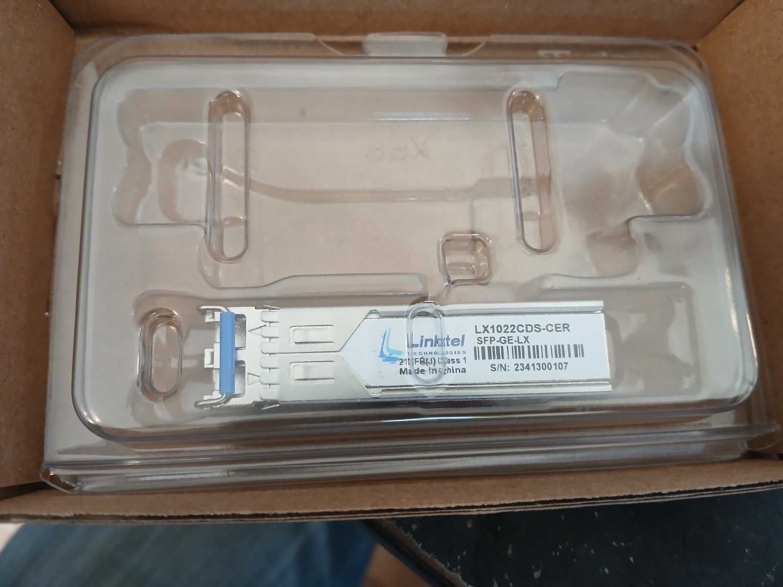Linktel LX1022CDS-CER SFP-GE-LX 1.25 GB/S-1310nm-S20km-1000BASE-LXM