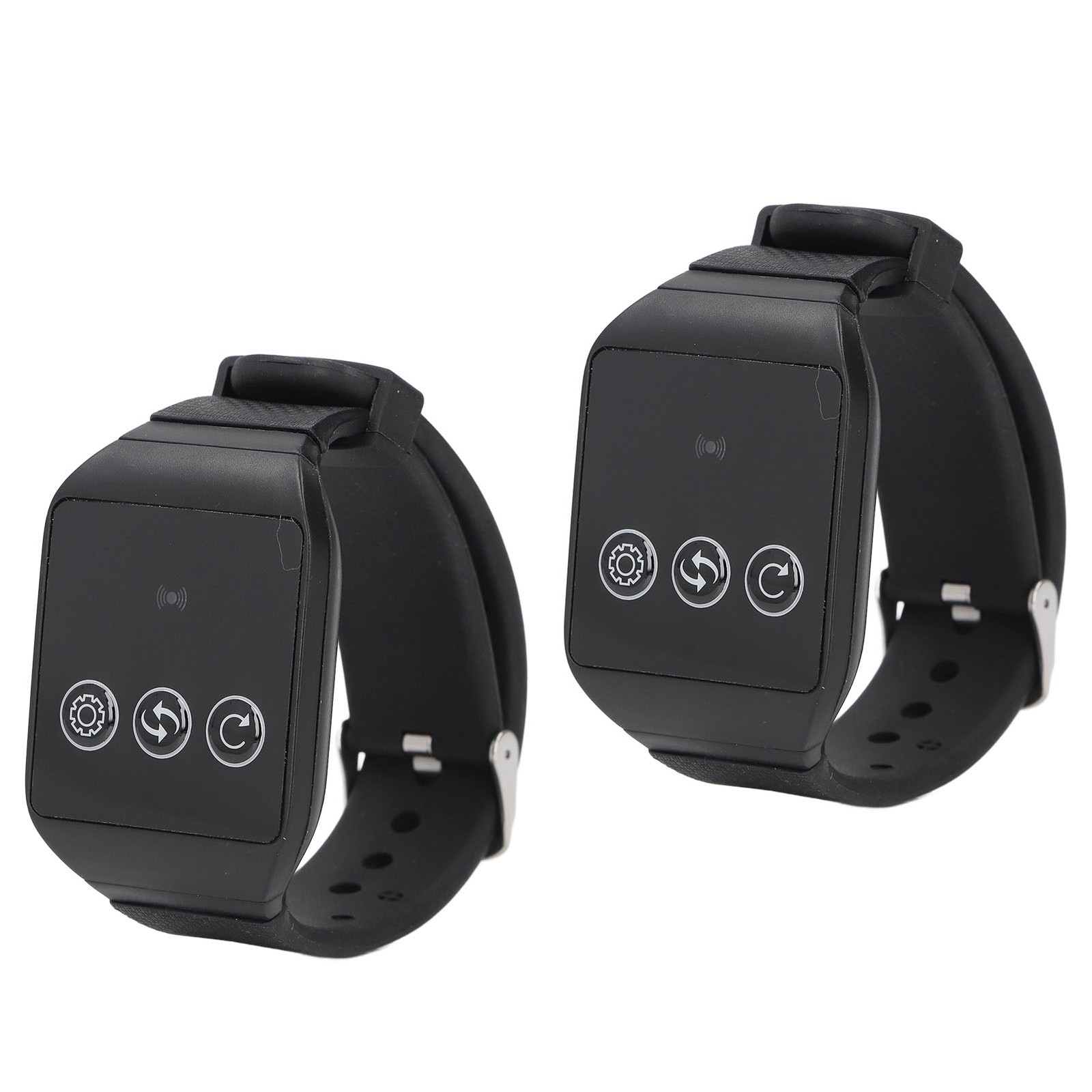 Wireless Restaurant Service Calling System 2 Watch Receiver And 1 Button Pagers