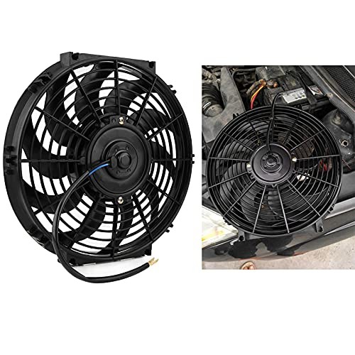 Condenser Cooling Fan, 12 inch General Motors Slim Push-Pull Electric Engine