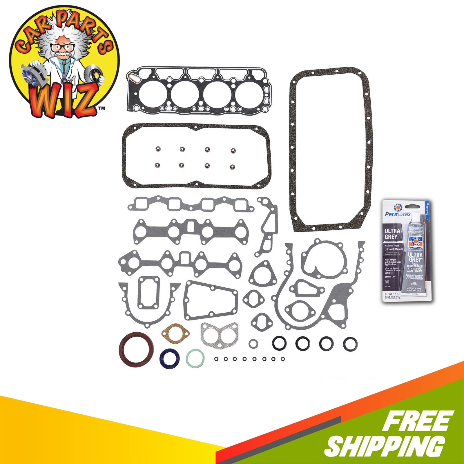 Full Gasket Set Fits 71-80 Toyota Corolla 1.6L 8V 2T 2TC