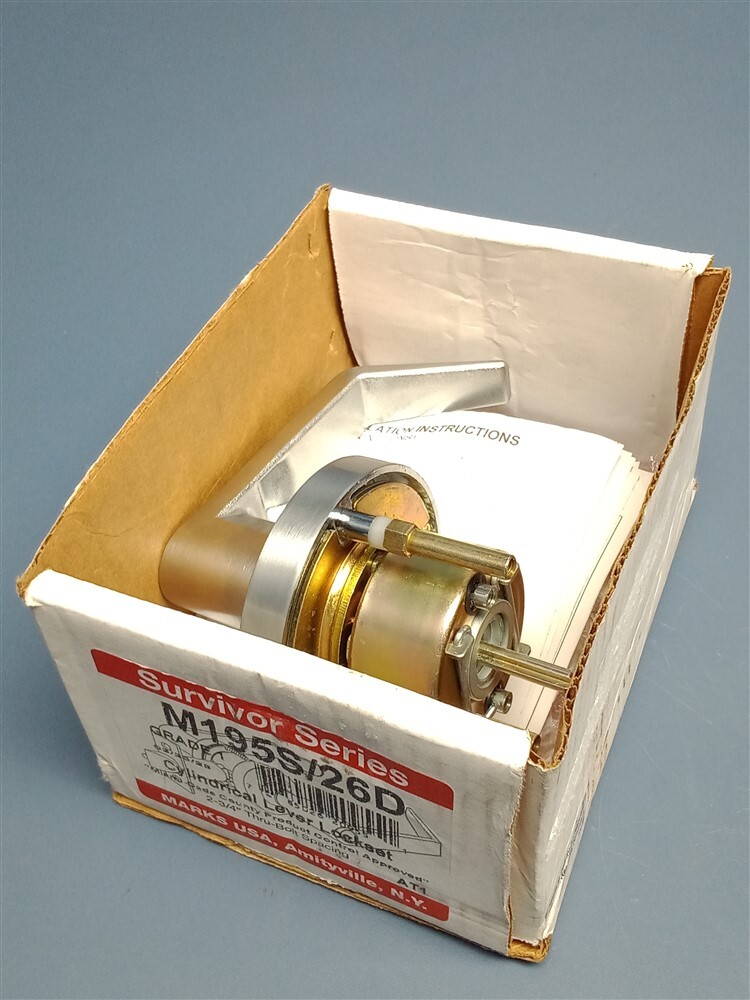 Marks Hardware M195S/26D Key In Lever Entry Trim