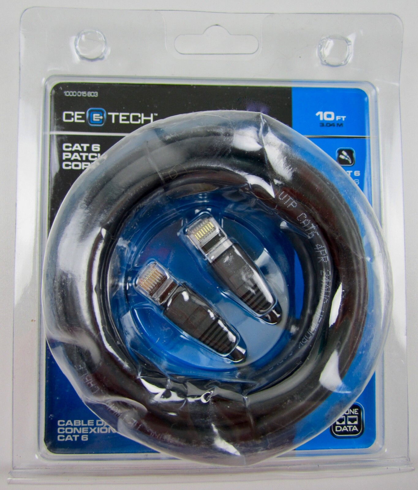 *** Brand New! Black 10ft CE TECH CAT6 Patch Cord ***
