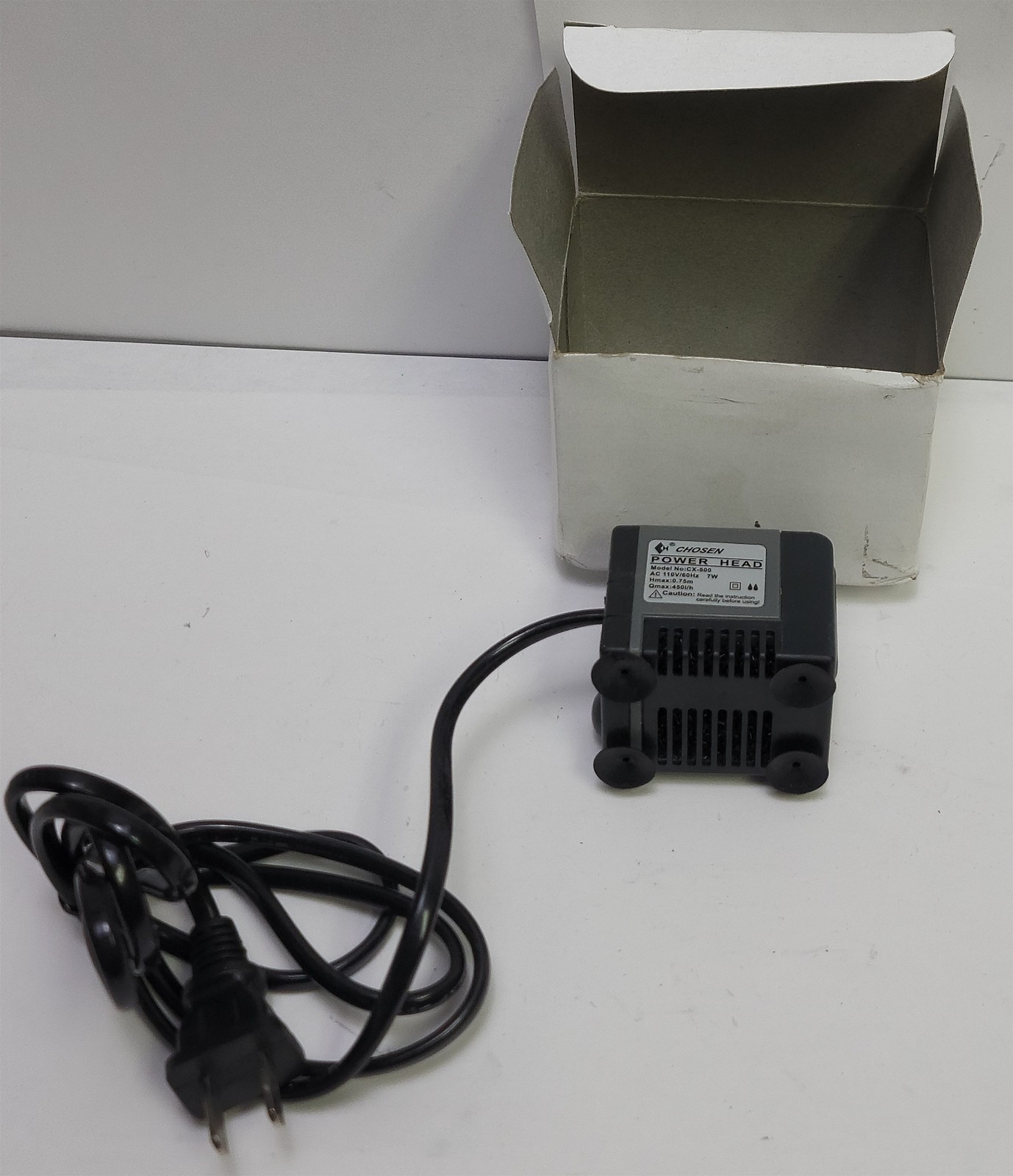 Lot of 2 Chosen CX-500 Power Head Submersible Water Pumps 119GPH, H-Max 2.46Ft