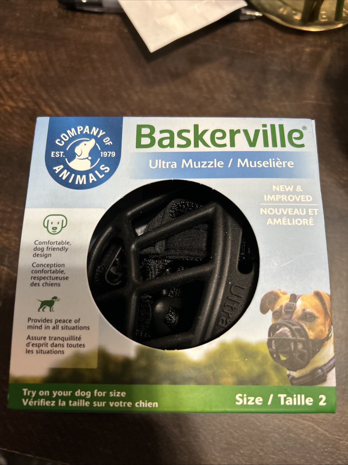 Baskerville Ultra Muzzle for Dogs Size 2 - Dogs 12-25 lbs. New Free Shipping