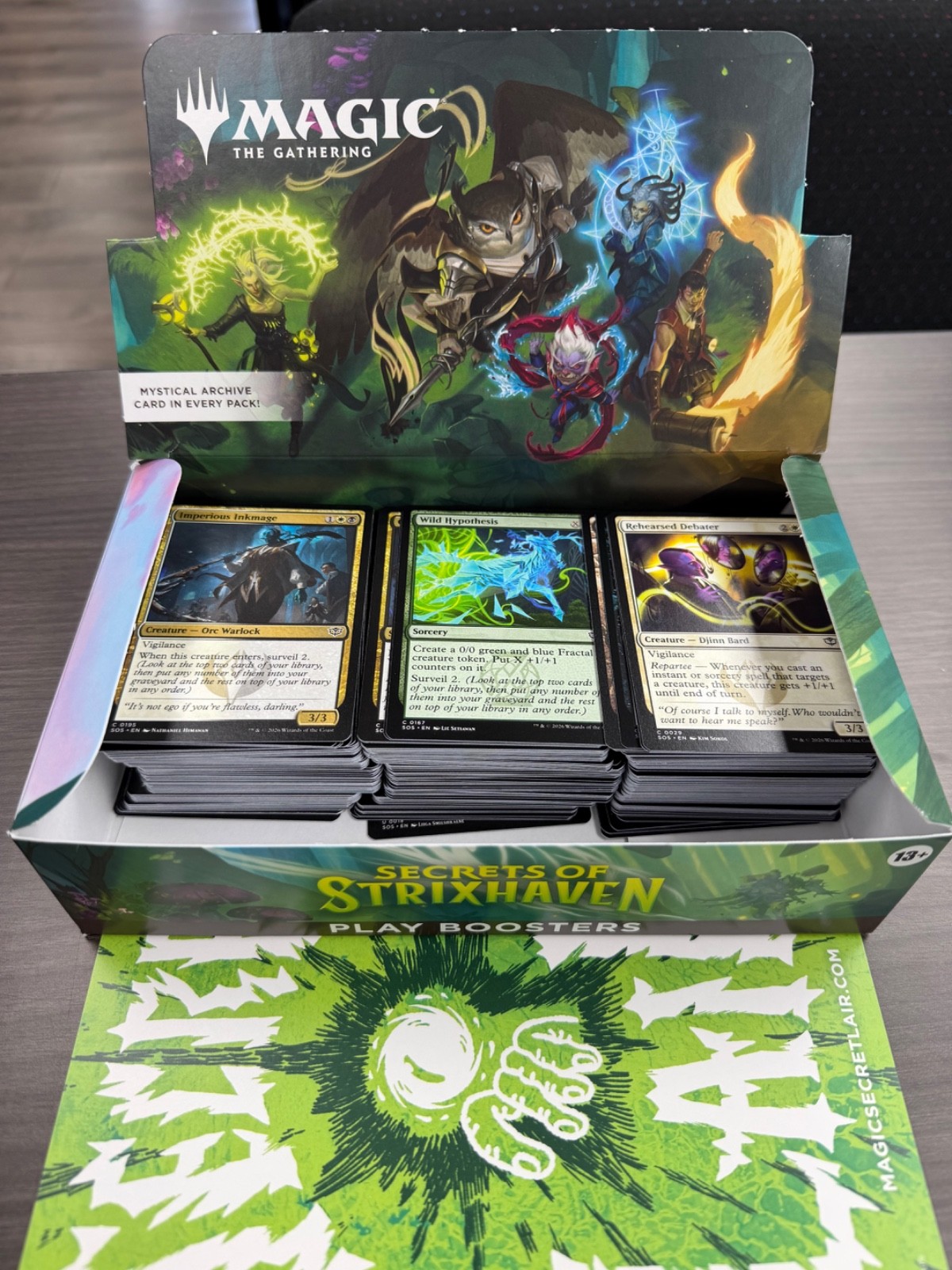 MTG Secrets of Strixhaven Play Box bulk: Commons, Uncommons, Lands, Foil, Tokens