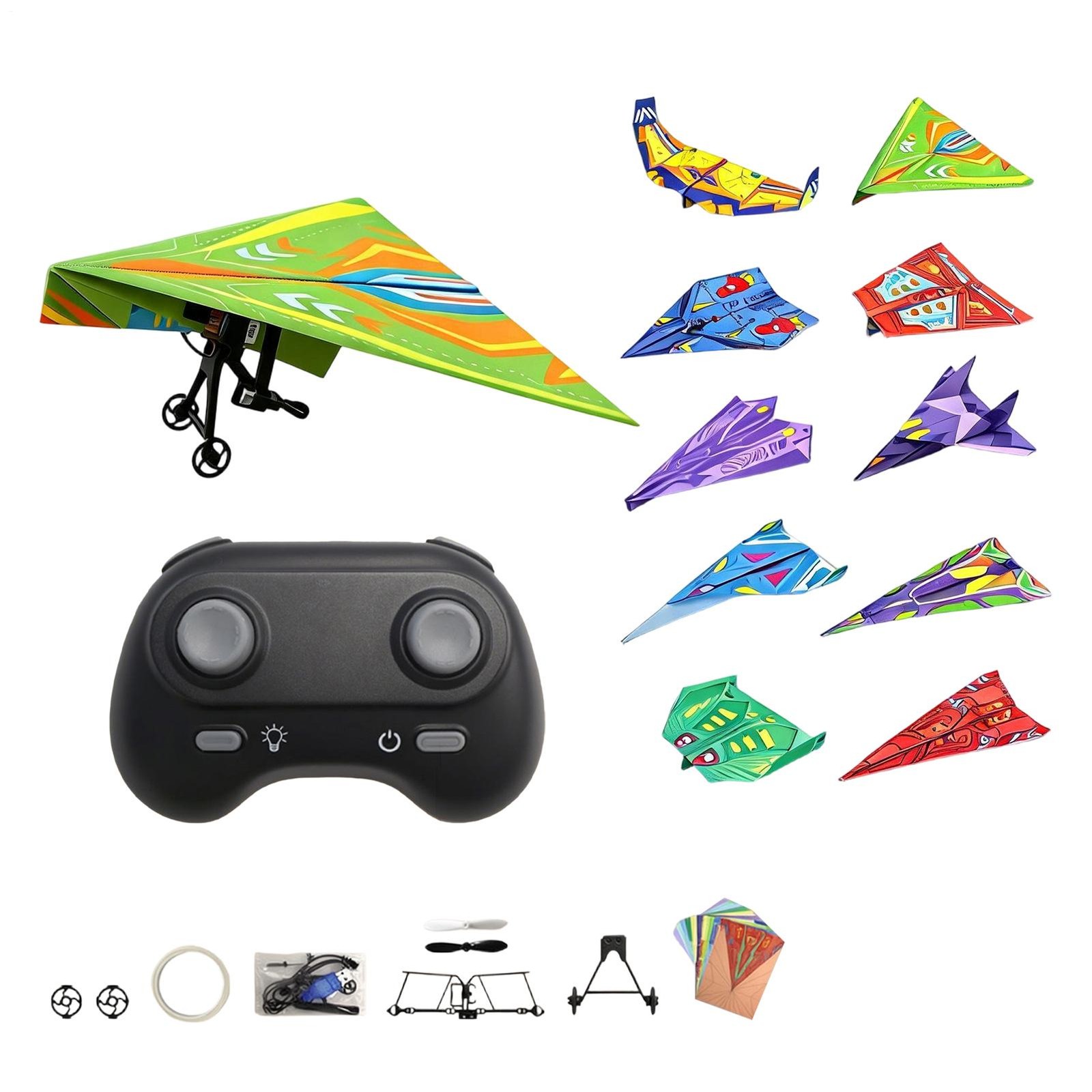 RC Paper Airplane Kit Craft Electric Motor For DIY Paper Planes Fly Engine Kits