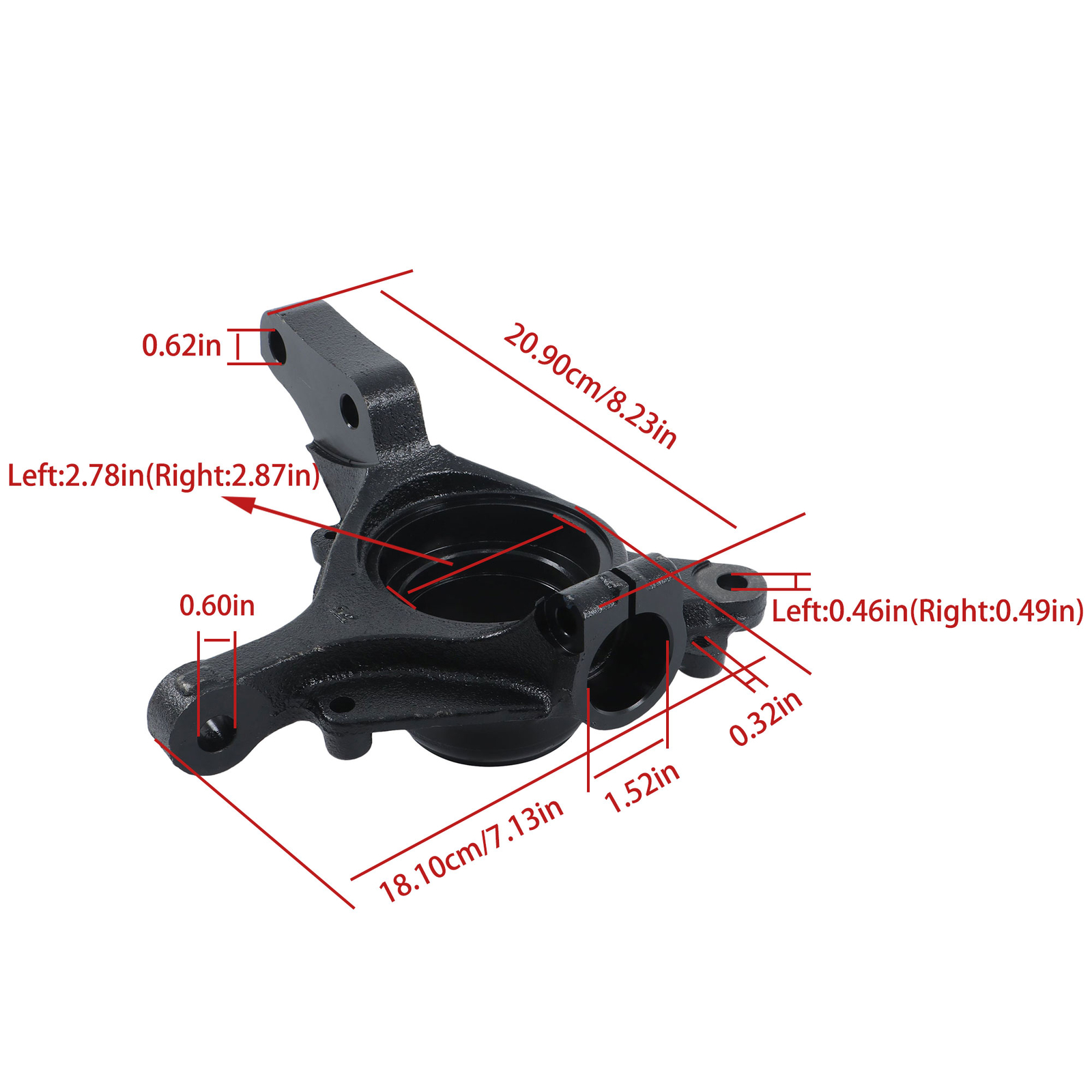 For Subaru Forester 00-08 Legacy Outback Front Left & Right 2x Steering Knuckle