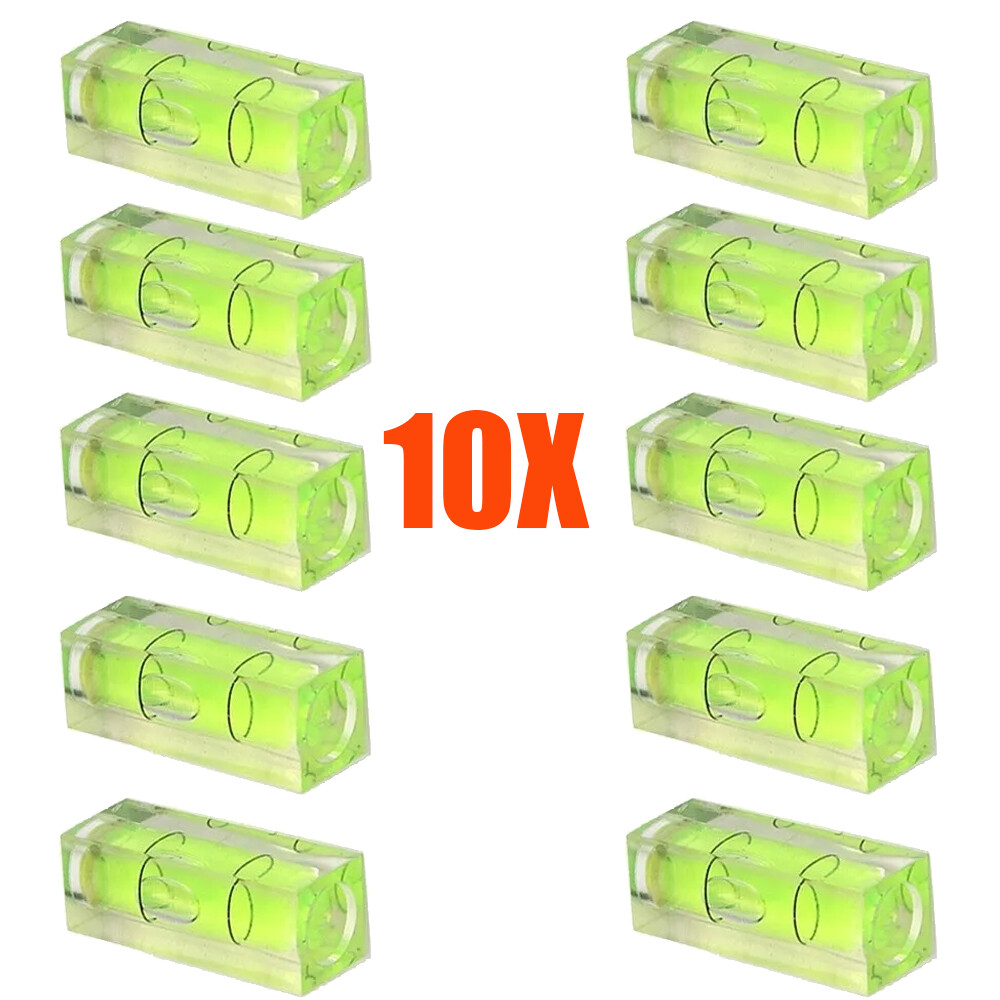 10pc Square Mini Spirit Level Bubble Small Leveller For Leveling Tubular 40mm