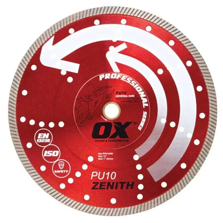 OX Tools OX-PU10-7 Professional Turbo Diamond Blade 7 inch