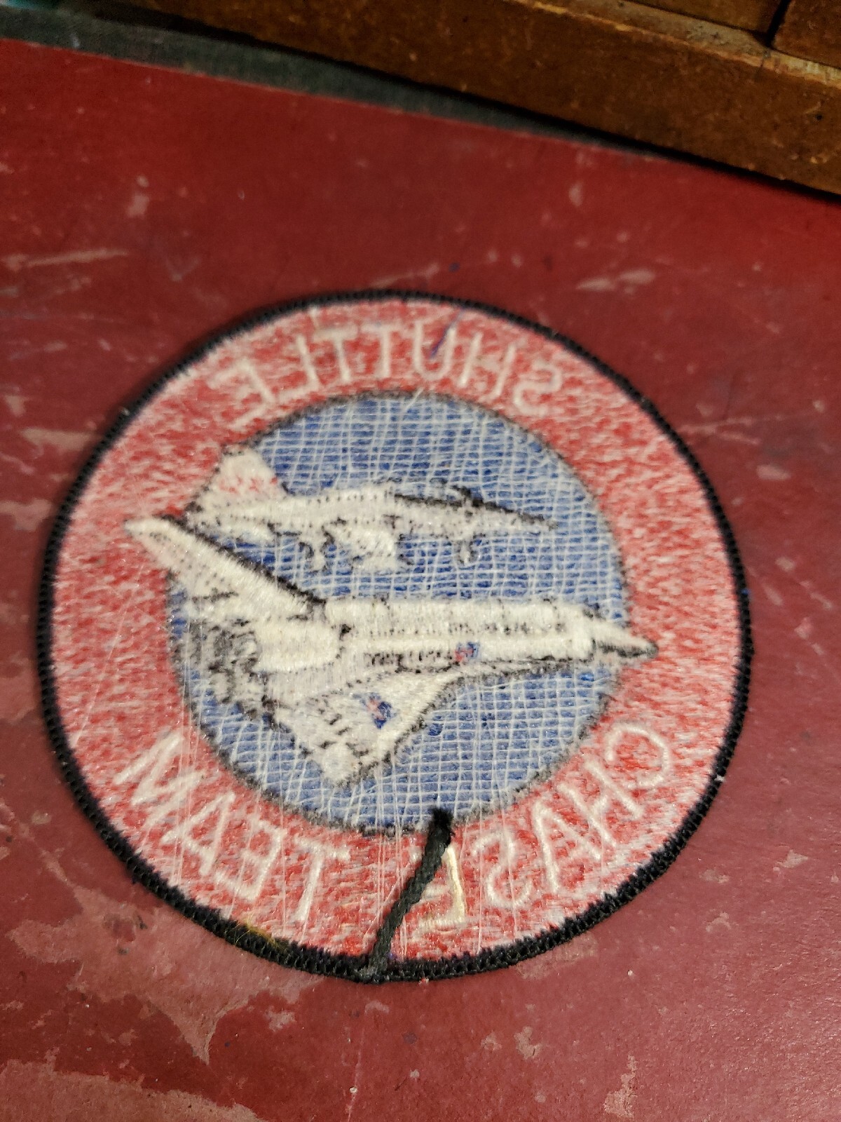 NASA PATCH vtg Space SHUTTLE CHASE Team Carrier