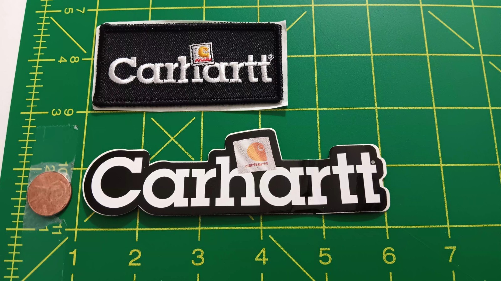 CARHARTT IRON ON PATCH AND STICKER Stickers / Decal  RACING OLD STOCK