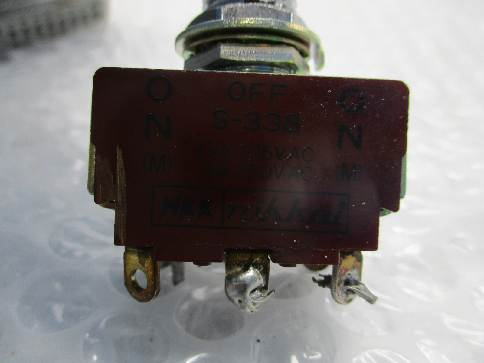 NKK S338 TOGGLE SWITCH NSNP