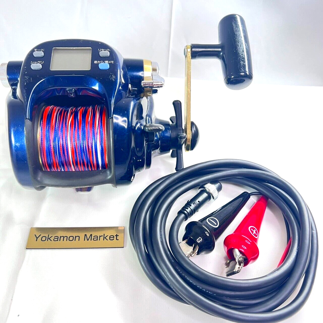 Daiwa TANACOM BULL 750 12V Electric Reel Big Game Trolling Sea w/cable Very Good