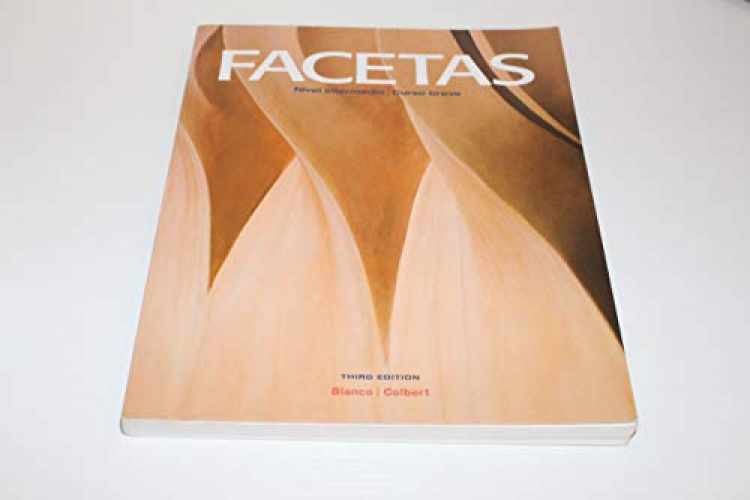 Facetas: Nivel Intermedio Curso - Textbook, by Jose A. Blanco; - Very Good z