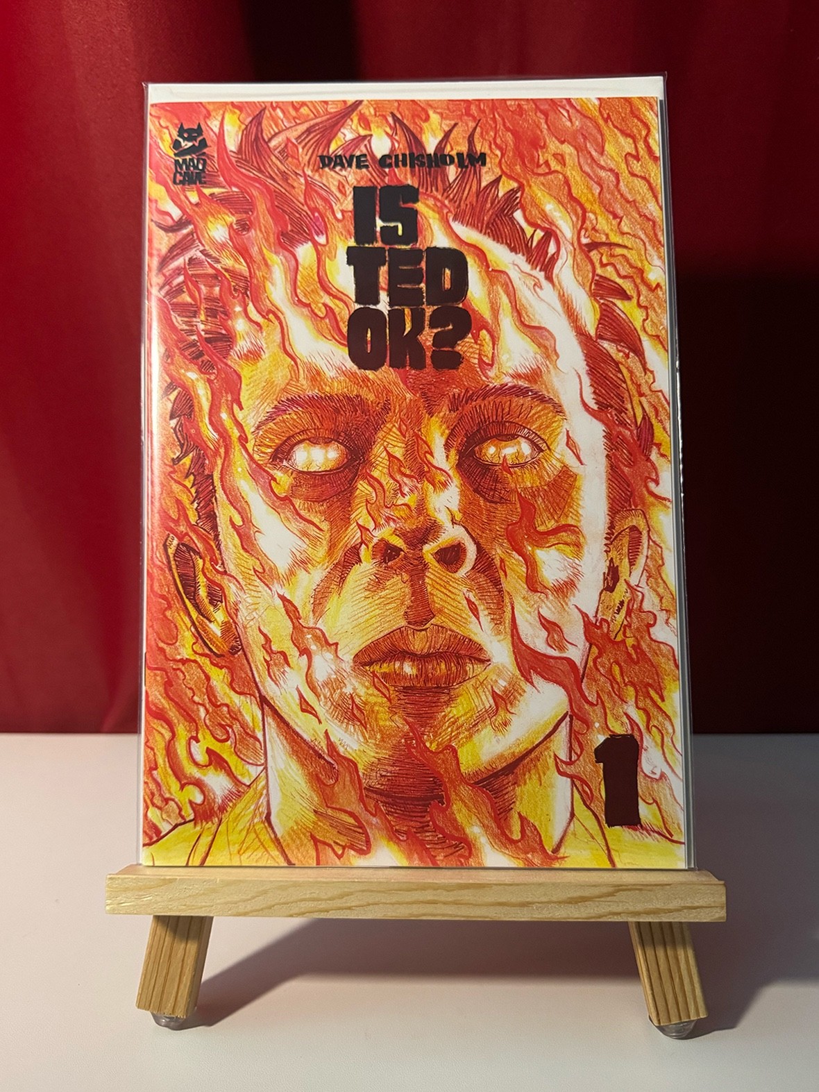 IS TED OK? #1 Cover A - Mad Cave Studios Dave Chisholm. Buy more and save!
