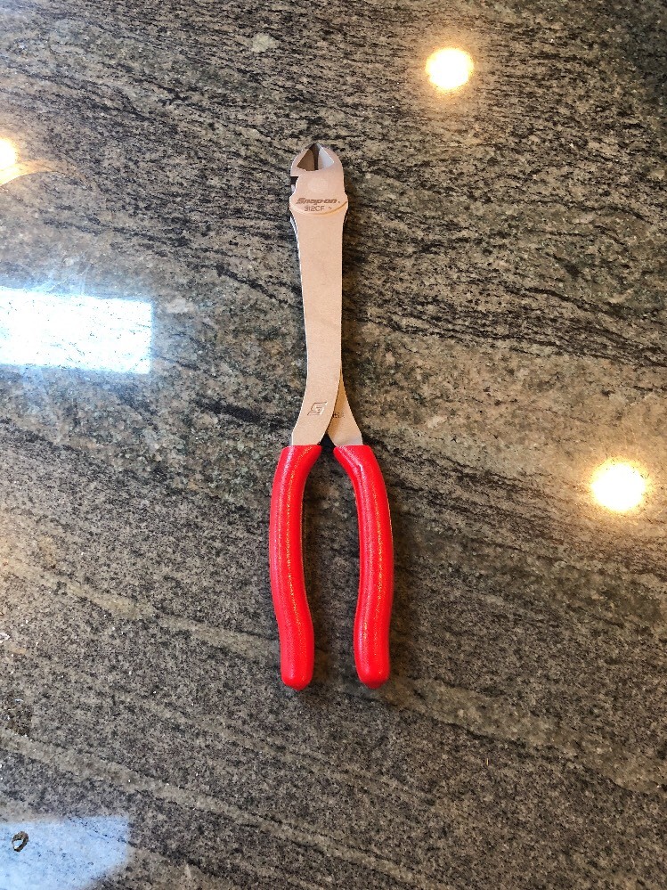 Snap On 312cf vectorEdge heavy duty diagonal cutter red