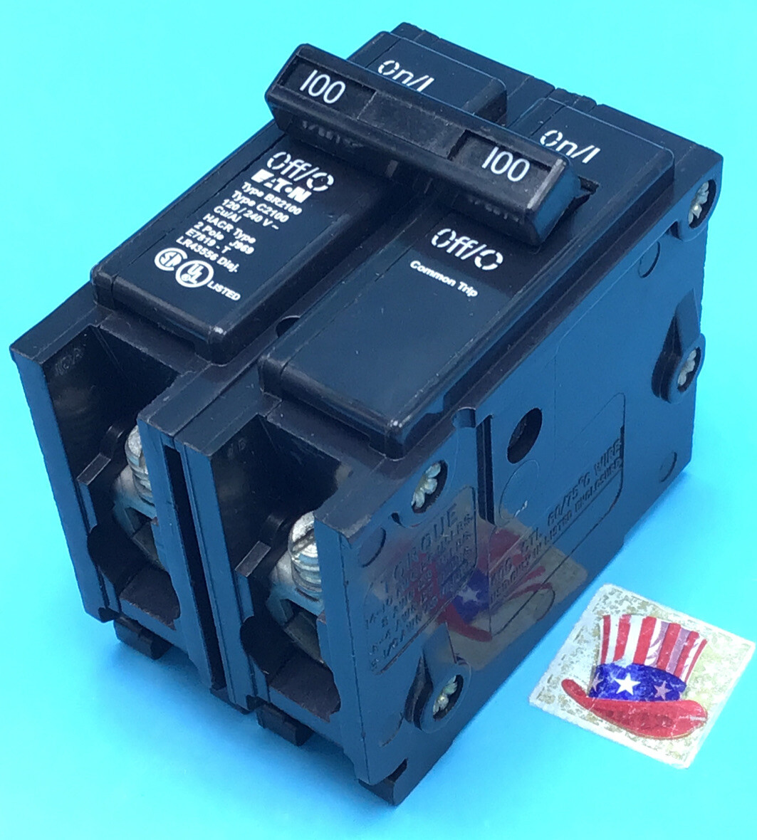 New ORIGINAL Circuit Breaker Eaton Cutler Hammer BR2100 100 Amp 2 Pole BR