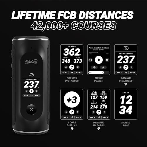 Blue Tees Golf Player+ AI Powered GPS Speaker Navy