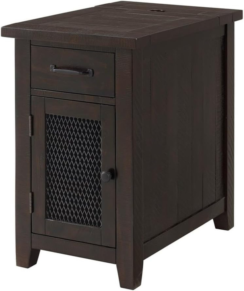 Martin Svensson Home Rustic Chairside Table, Espresso