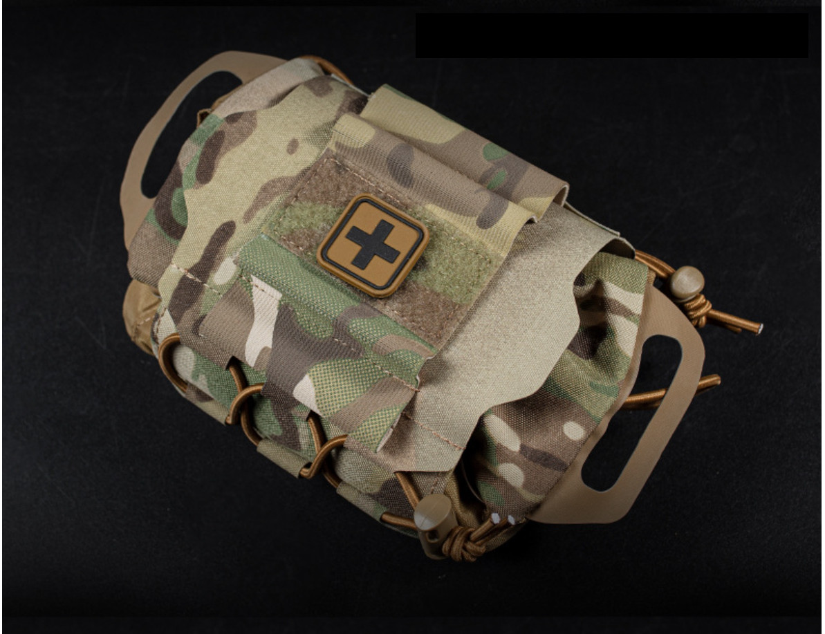 Tactical First Aid Kit Pouch Molle Medical Pouch ReFlex IFAK Pull-Out Black