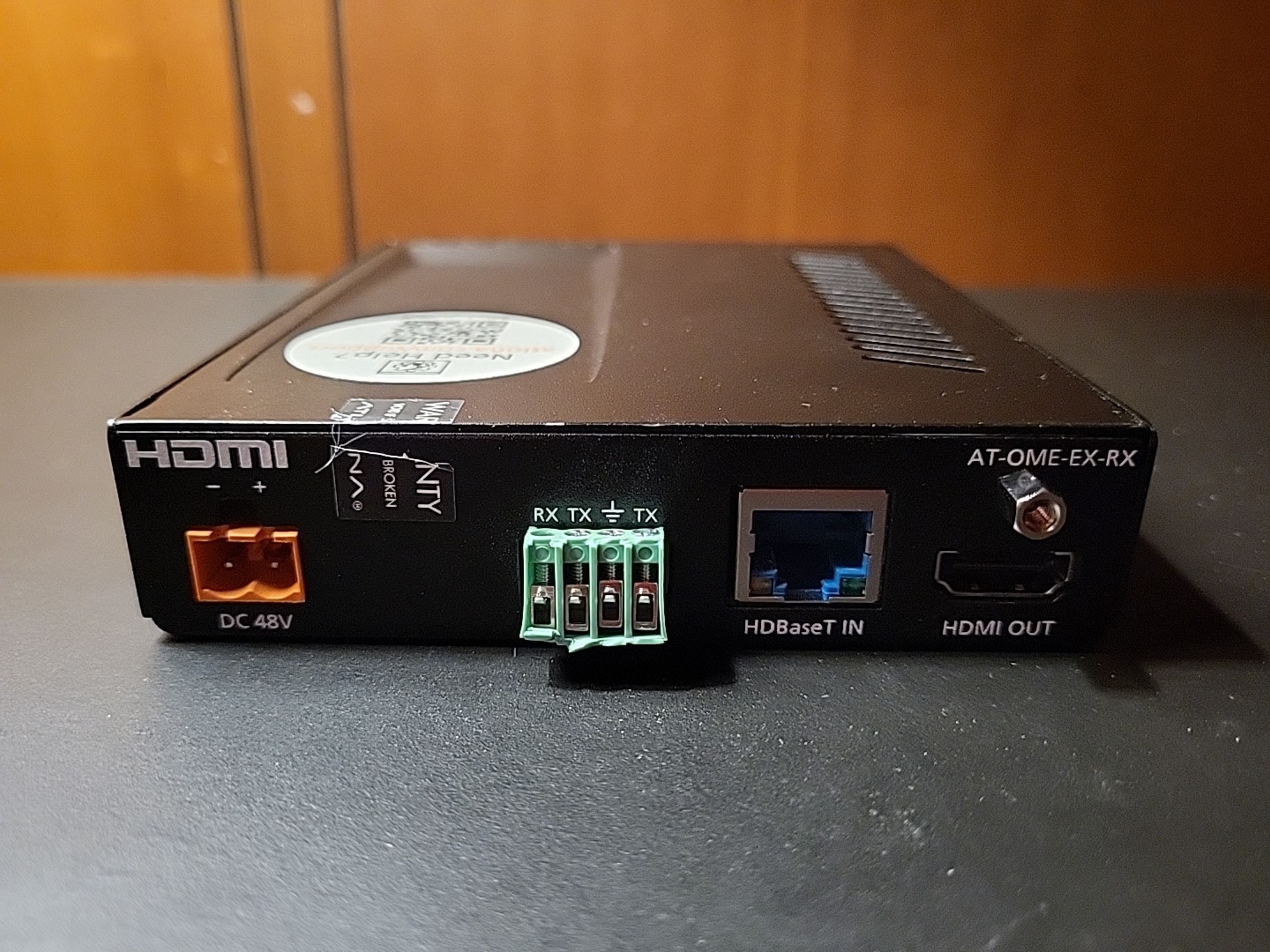 Atlona AT-OME-EX-RX HDBaseT Receiver.  Untested No Power Supply
