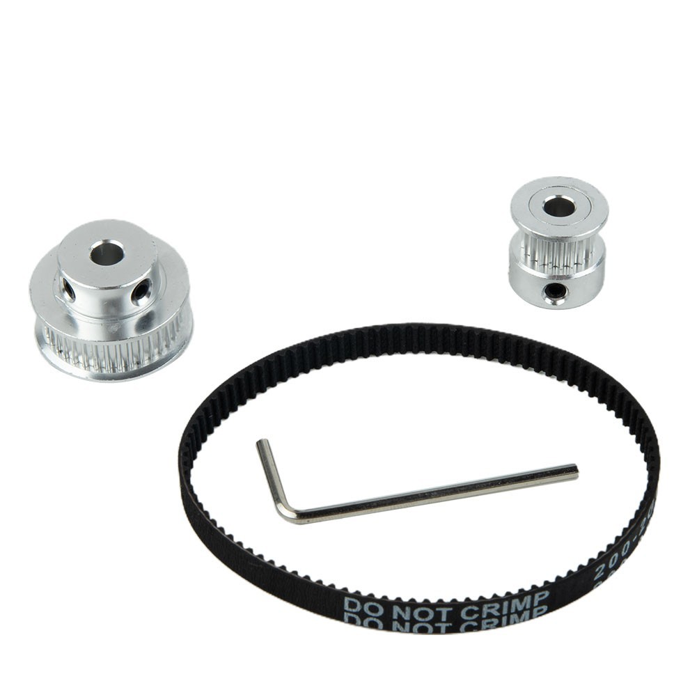 Synchronous Wheel Kit Featuring 20 Tooth and 36 Tooth Pulleys with Tools