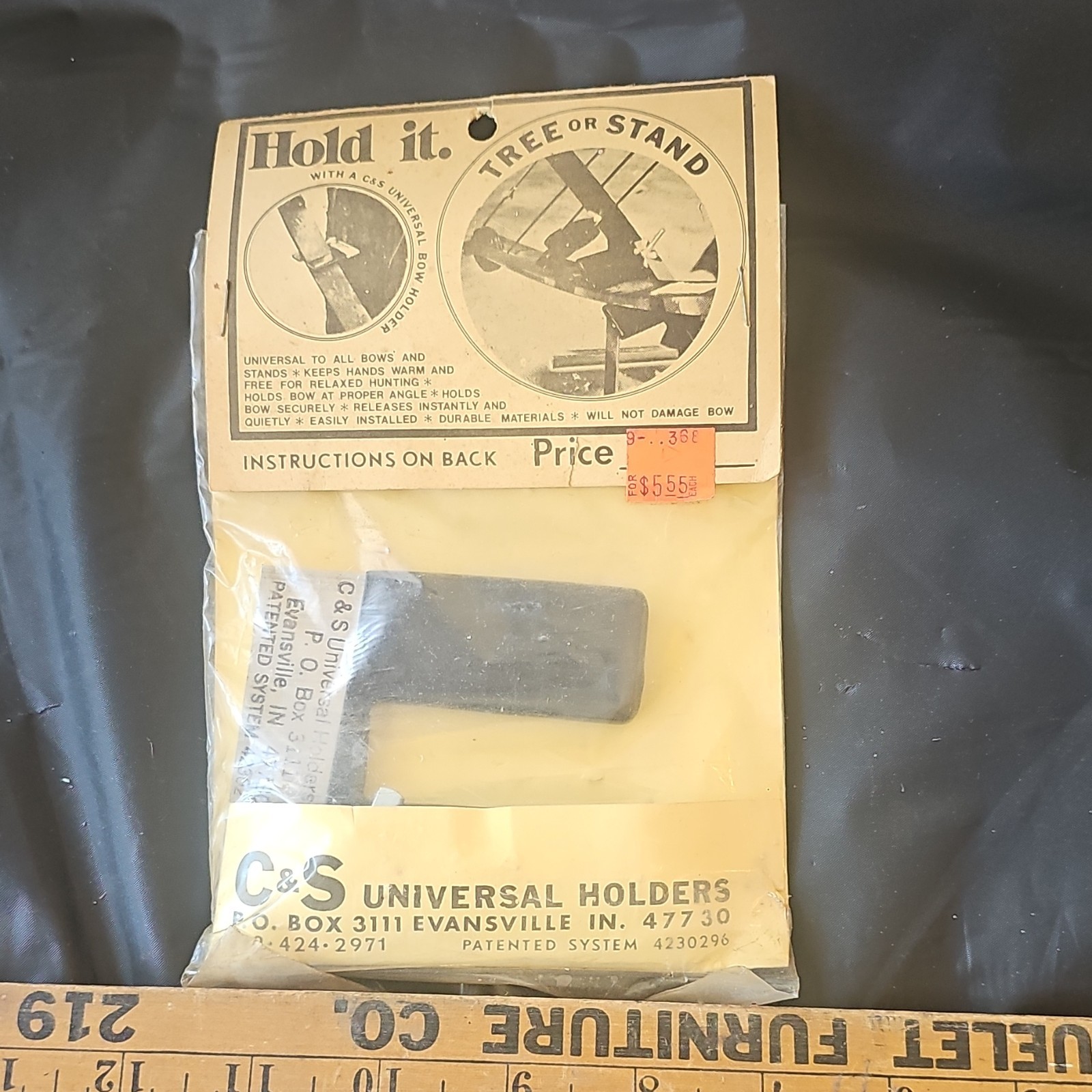 C&S Universal Holders Hold it Universal Equipment Holder Metal Gray 424-2971