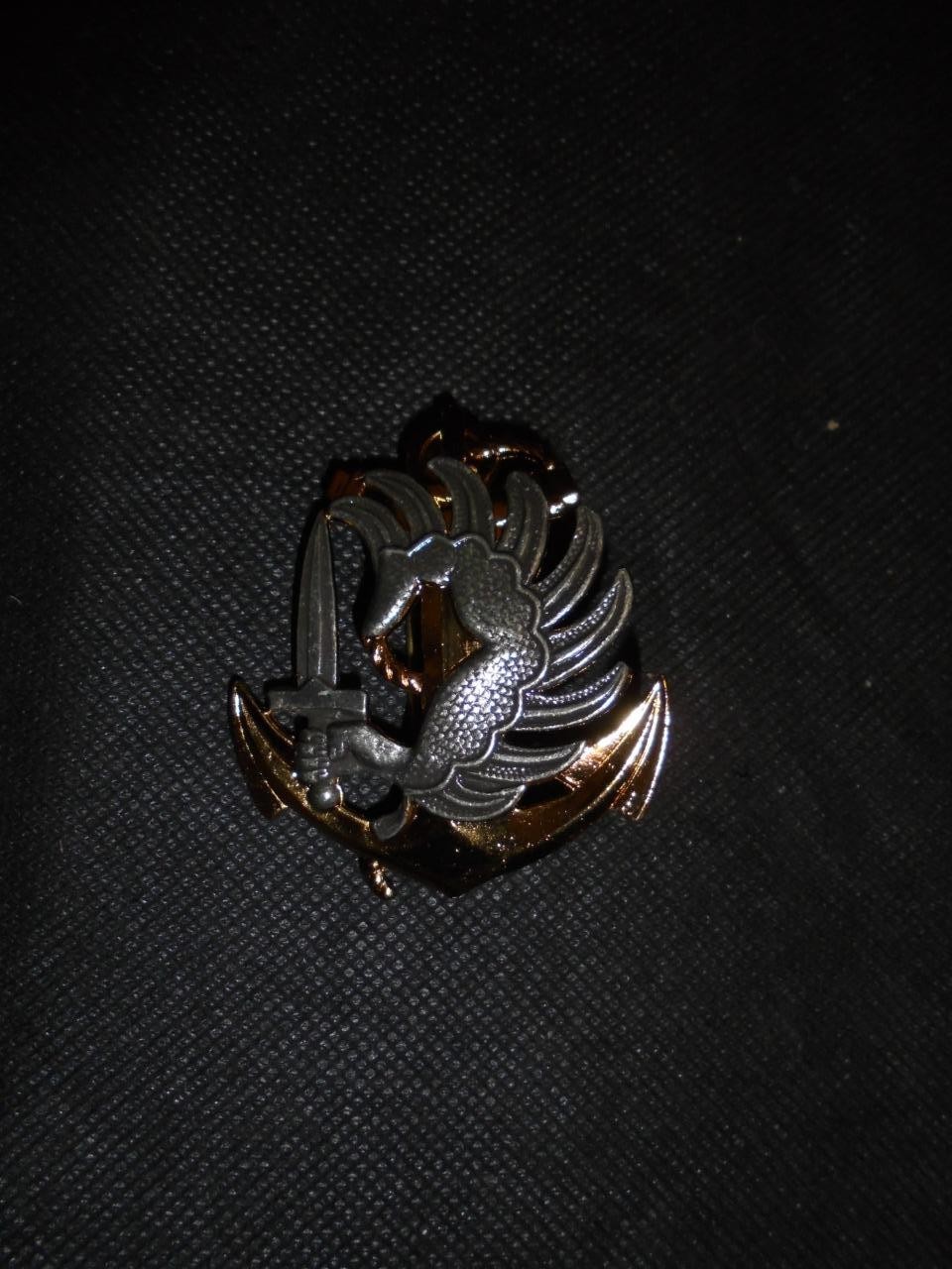 French Marine Paratroopers TROUPES AEROPORTEES DE MARINE D`OUTRE-MER Beret Badge