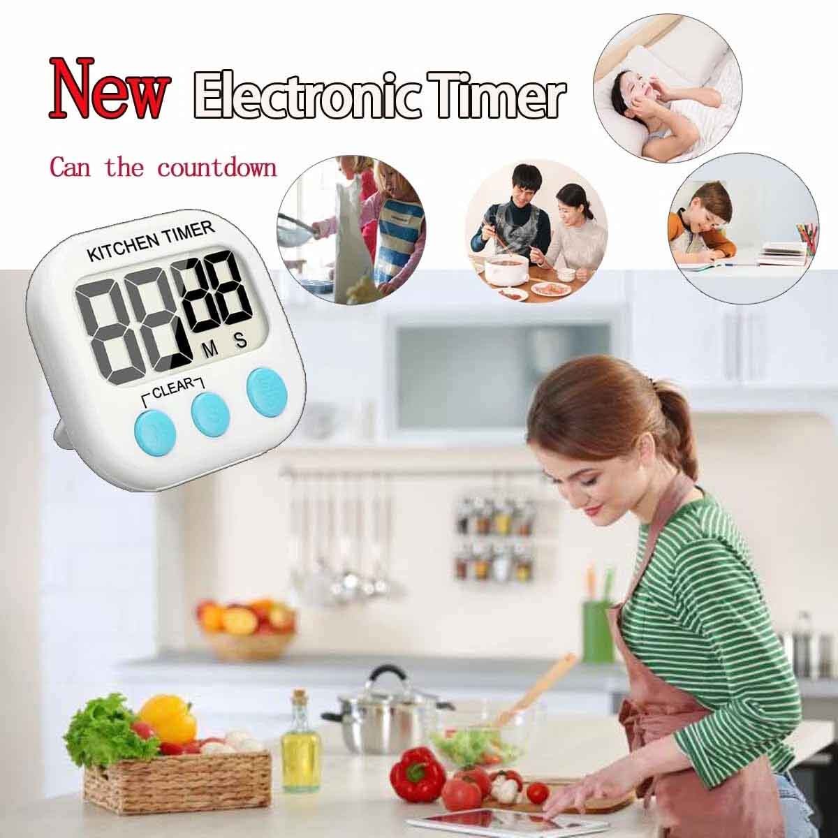 Multifunction LCD Digital Timer – Perfect for Gym, Cooking, Study & Office