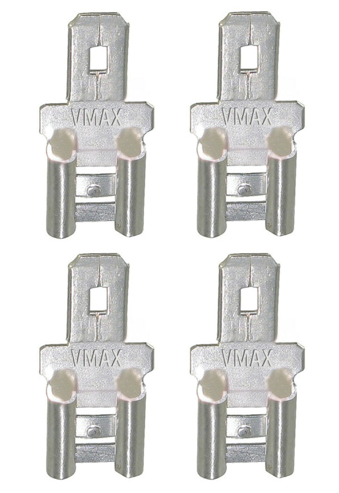 QTY4 F2 TO F1 TIN PLATED LIFEPO4 BATTERY TERMINAL ADAPTER 0.250 TO 0.187